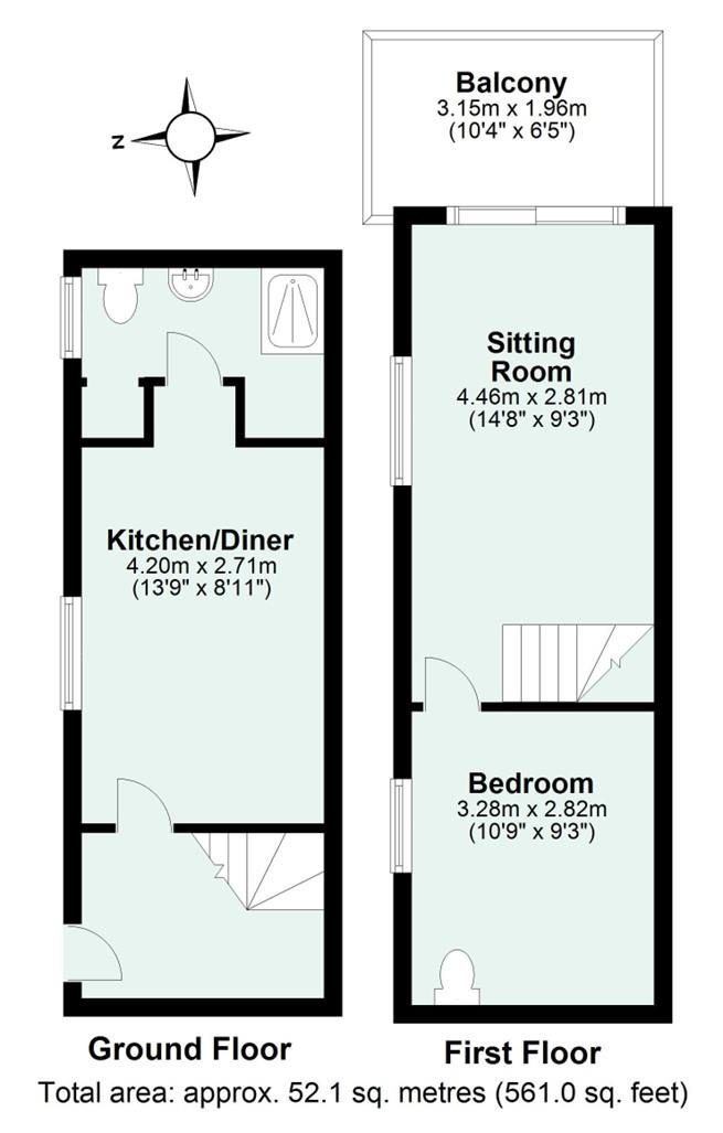 35B, Fore Street, Devon floorplan