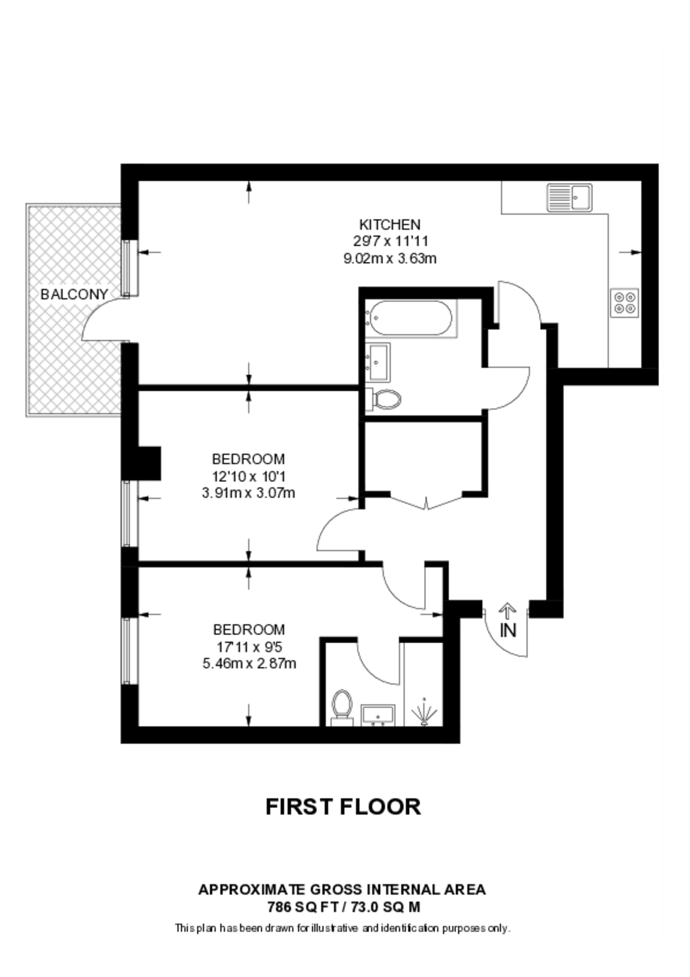 Nellie Cressall Way, Bow floorplan