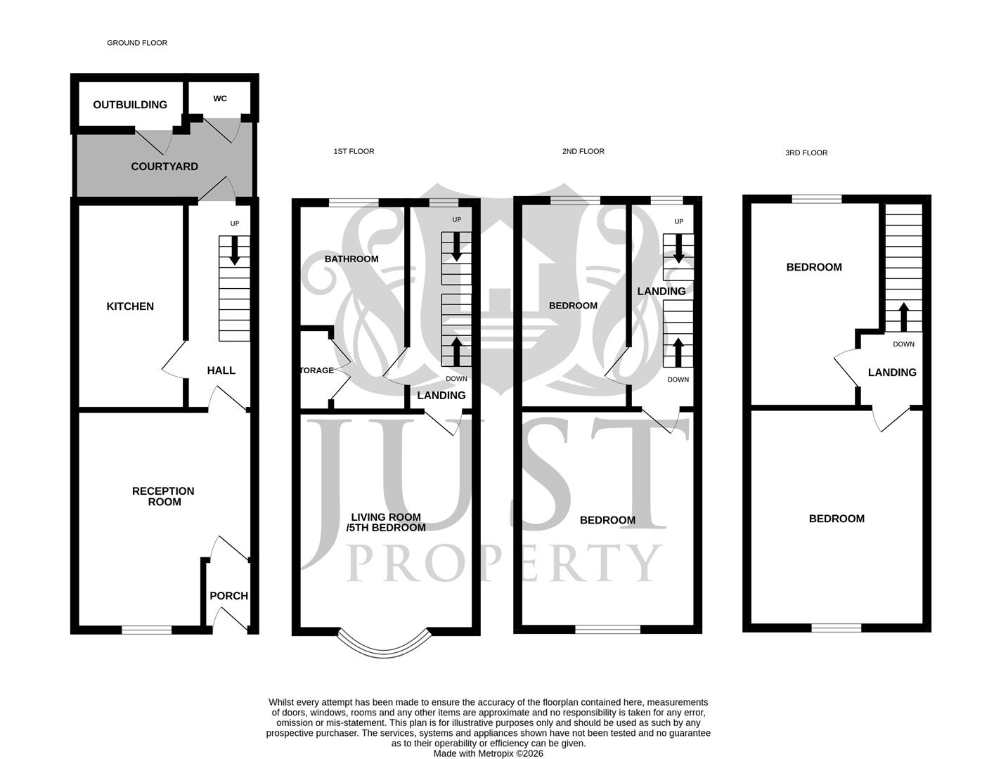 2, Burdett Place, Old Town, Hastings floorplan