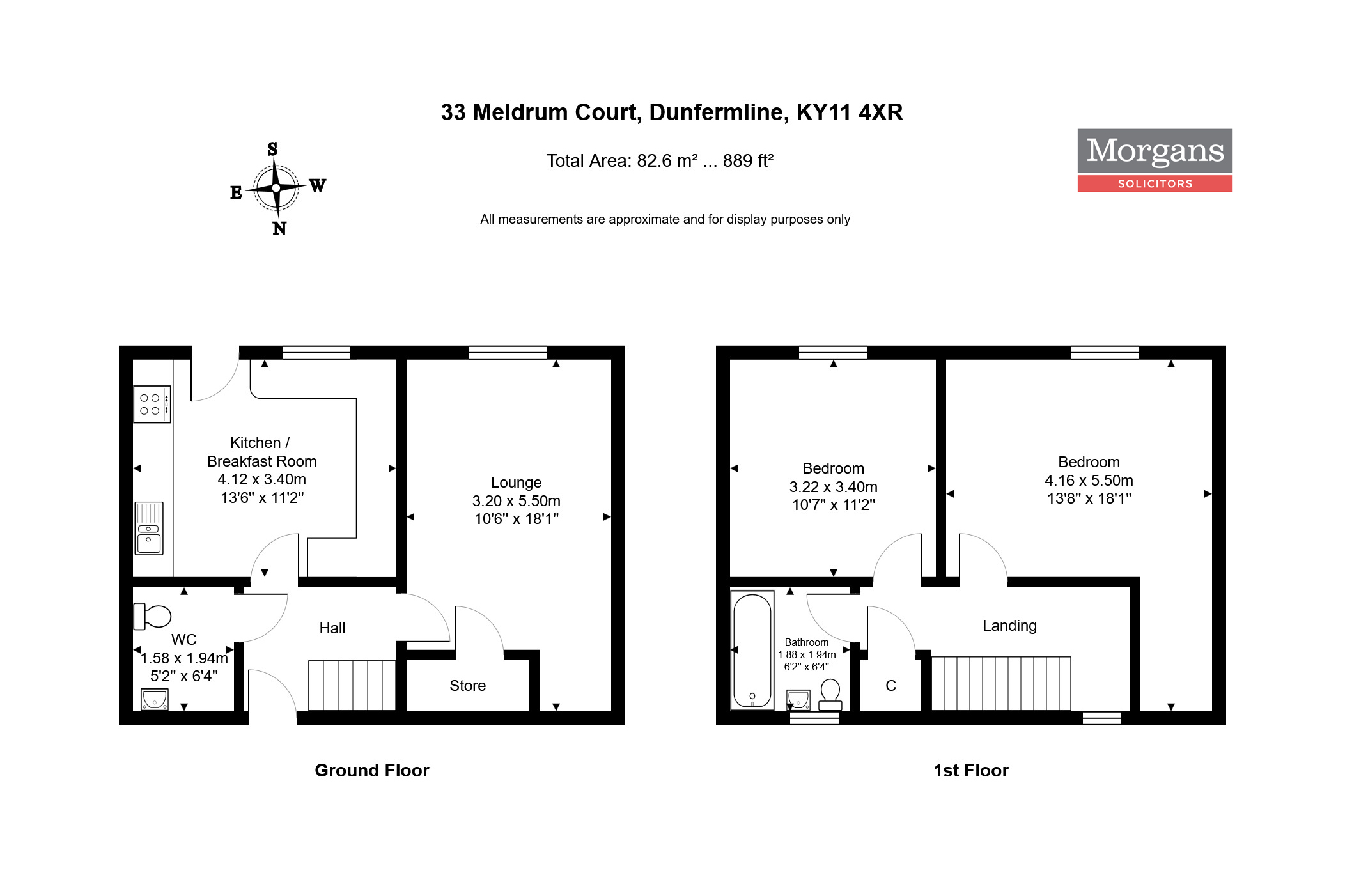 33, Meldrum Court, Dunfermline floorplan