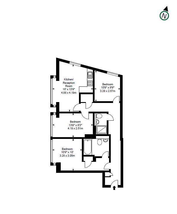 2 Bedrooms Flat to rent in Merchant Square, Paddington Basin W2