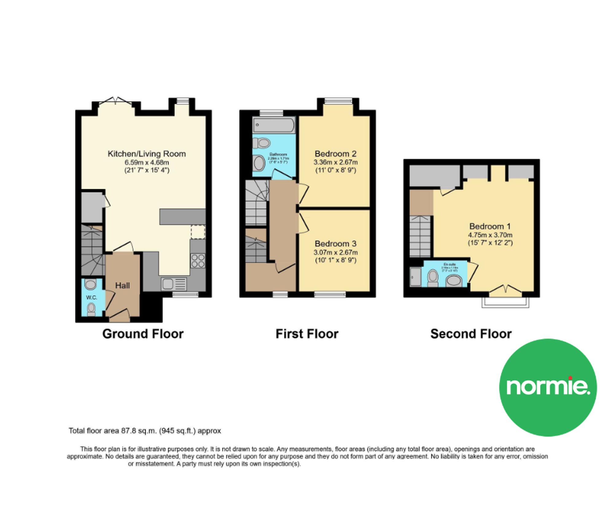 201 Cromwell Road, Salford floorplan