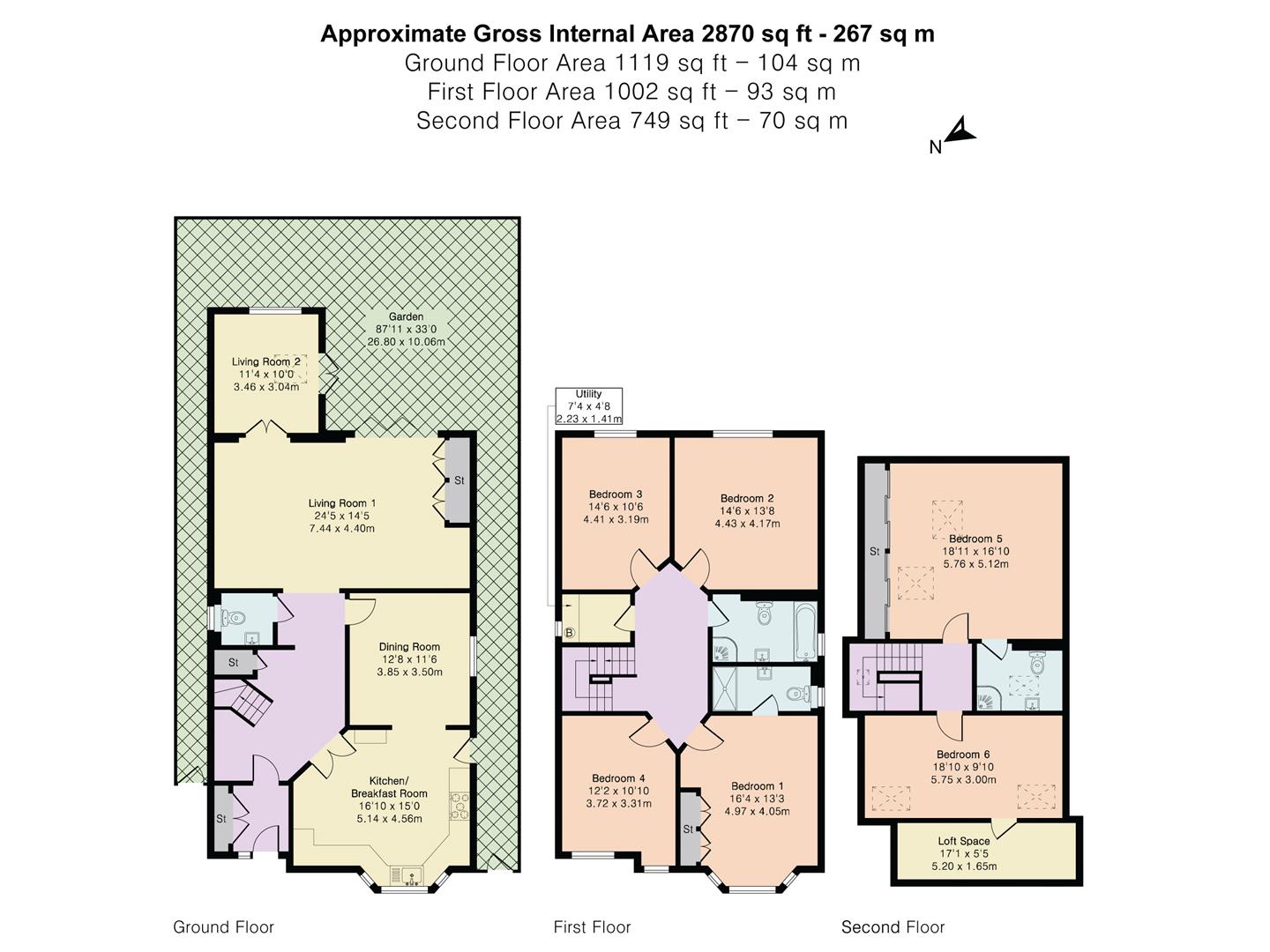 15, Penn Road, St. Albans floorplan
