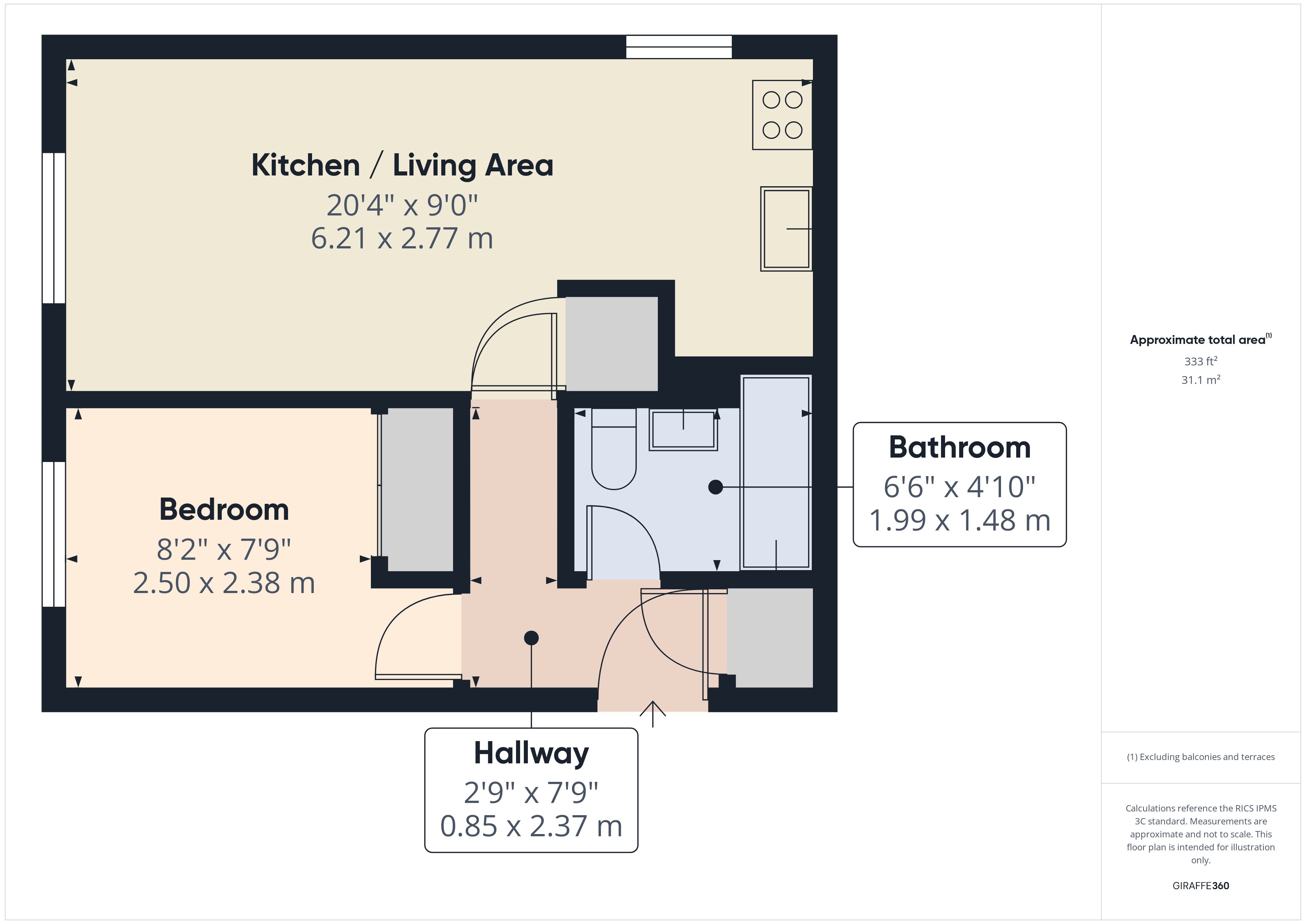 401, Maplin Park, Berkshire floorplan