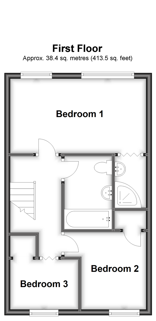 Plumpton Walk, Senacre Wood, Maidstone, Kent ME15, 3 bedroom end