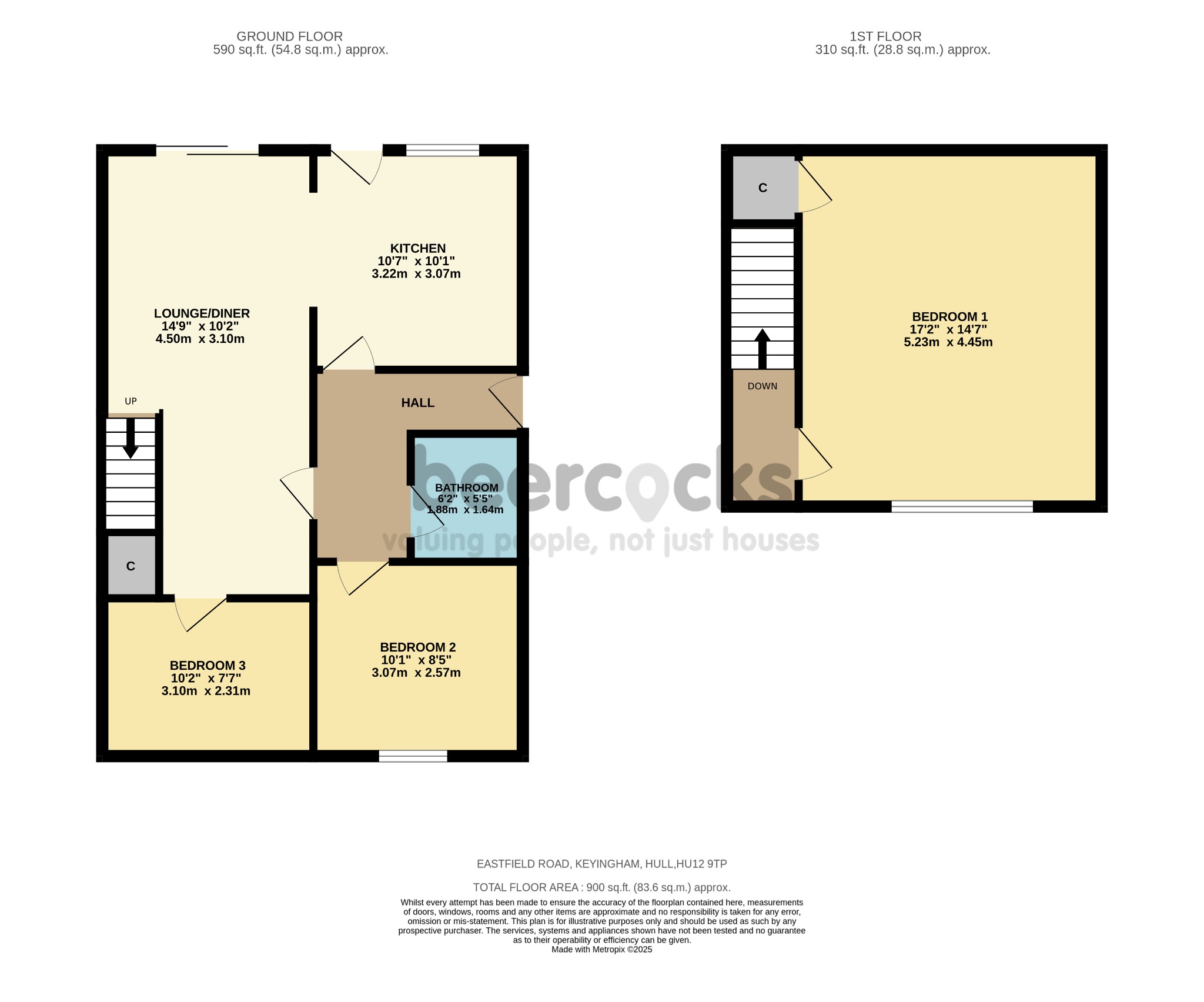 71, Eastfield Road, Hull floorplan