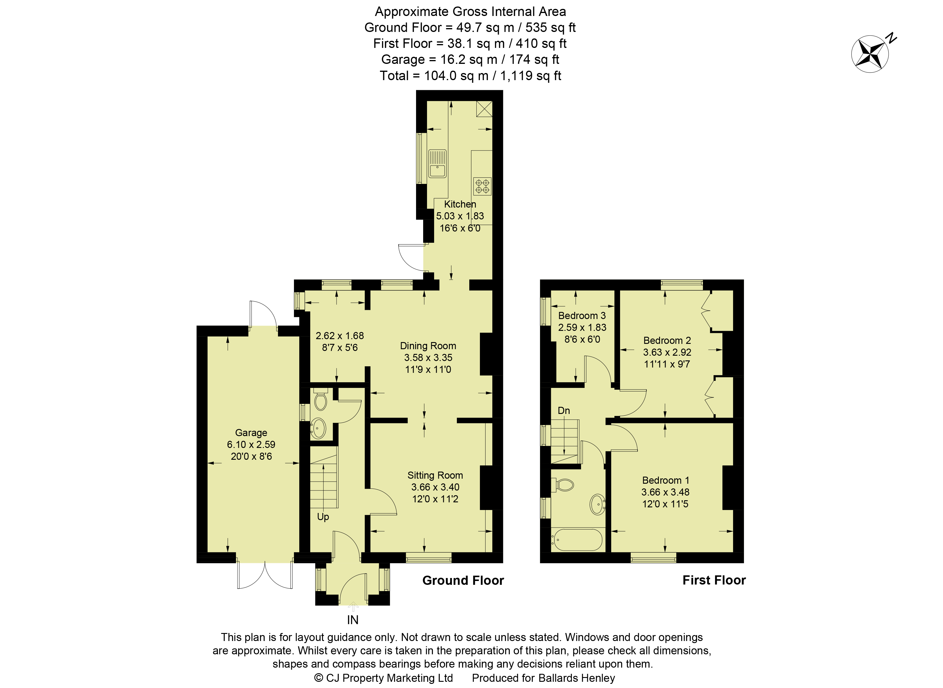 Baskerville Road, Reading floorplan