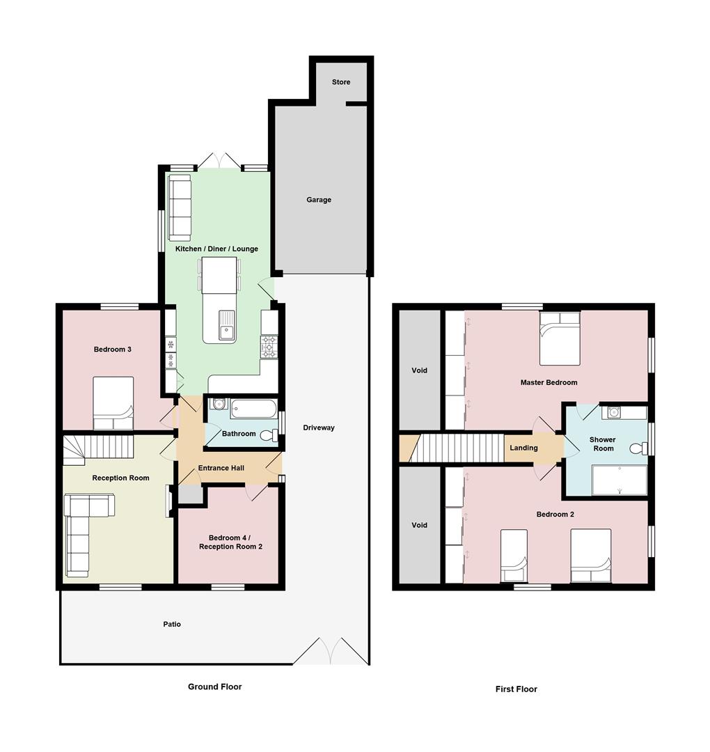 Mill View Estate, Maesteg CF34, 4 bedroom detached bungalow for sale