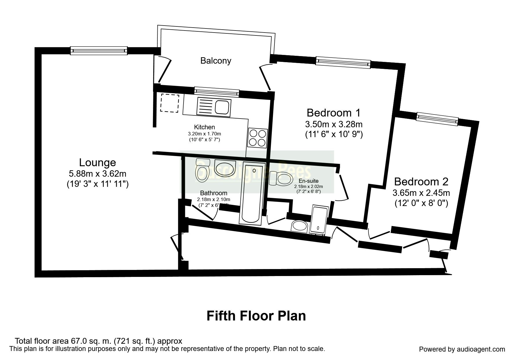 2 Bedrooms Flat to rent in Alencon Link, Basingstoke RG21