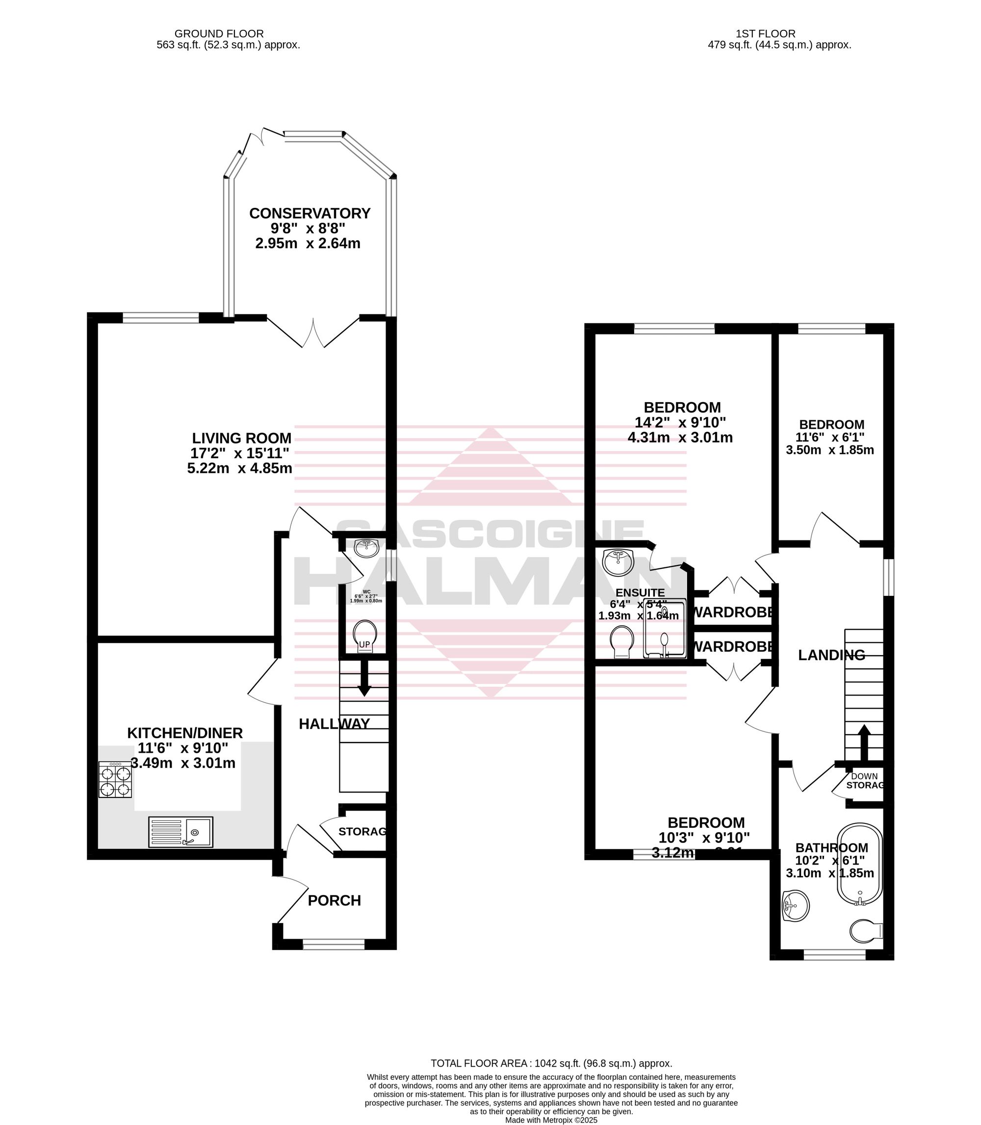 3 Rosewood Gardens, Cheadle floorplan