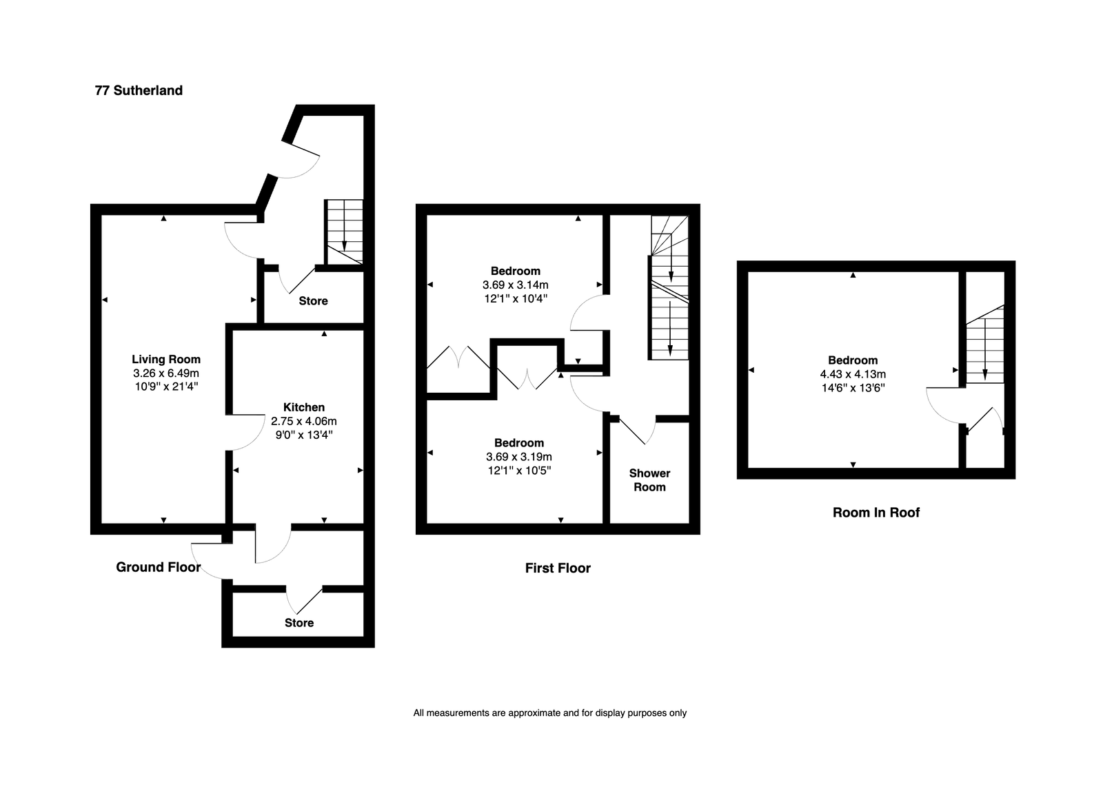 77, Sutherland Drive, Denny floorplan