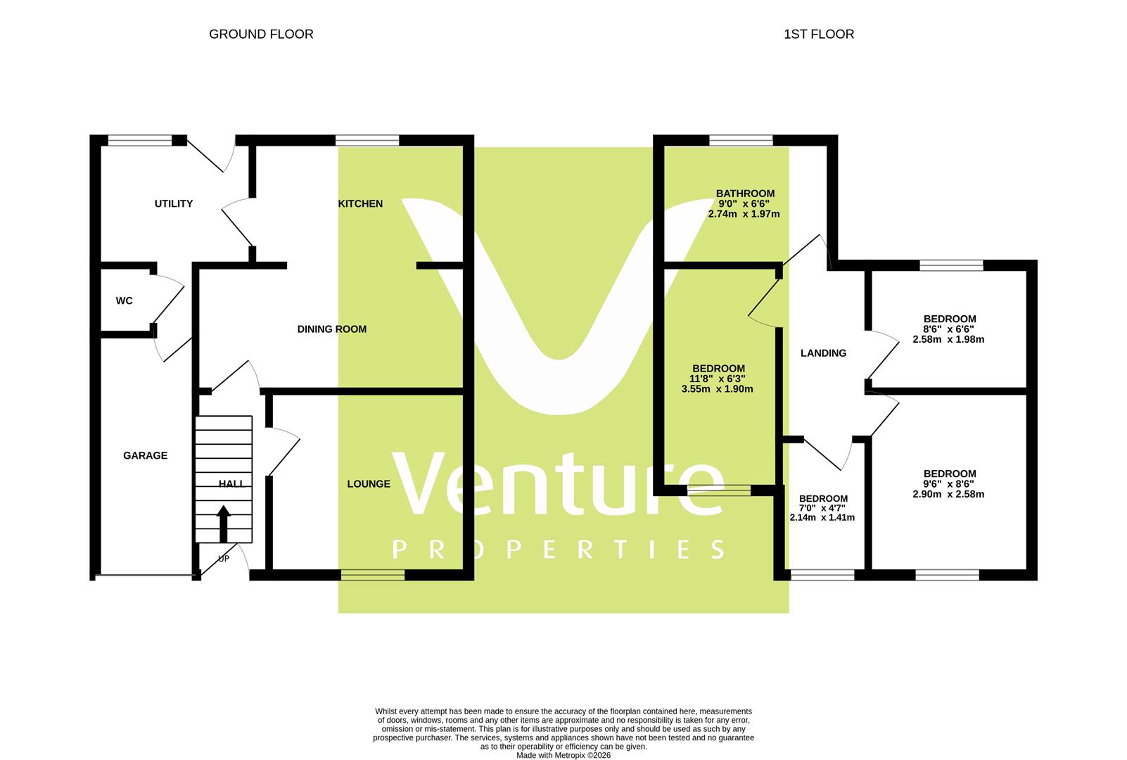41, Atkinson Road, Chester Le Street floorplan