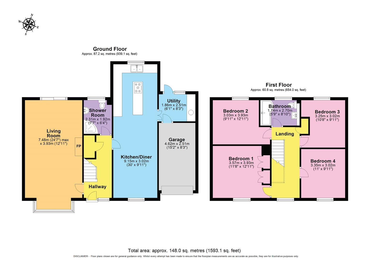 Wickham Close, Wickhamford, Evesham WR11, 4 bedroom detached house for