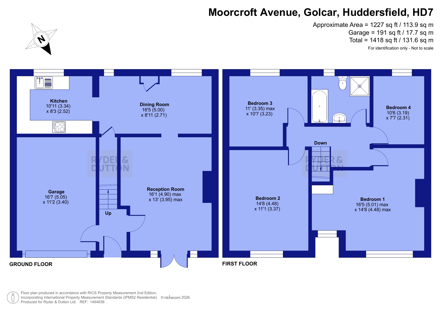 37, Moorcroft Avenue, Huddersfield floorplan
