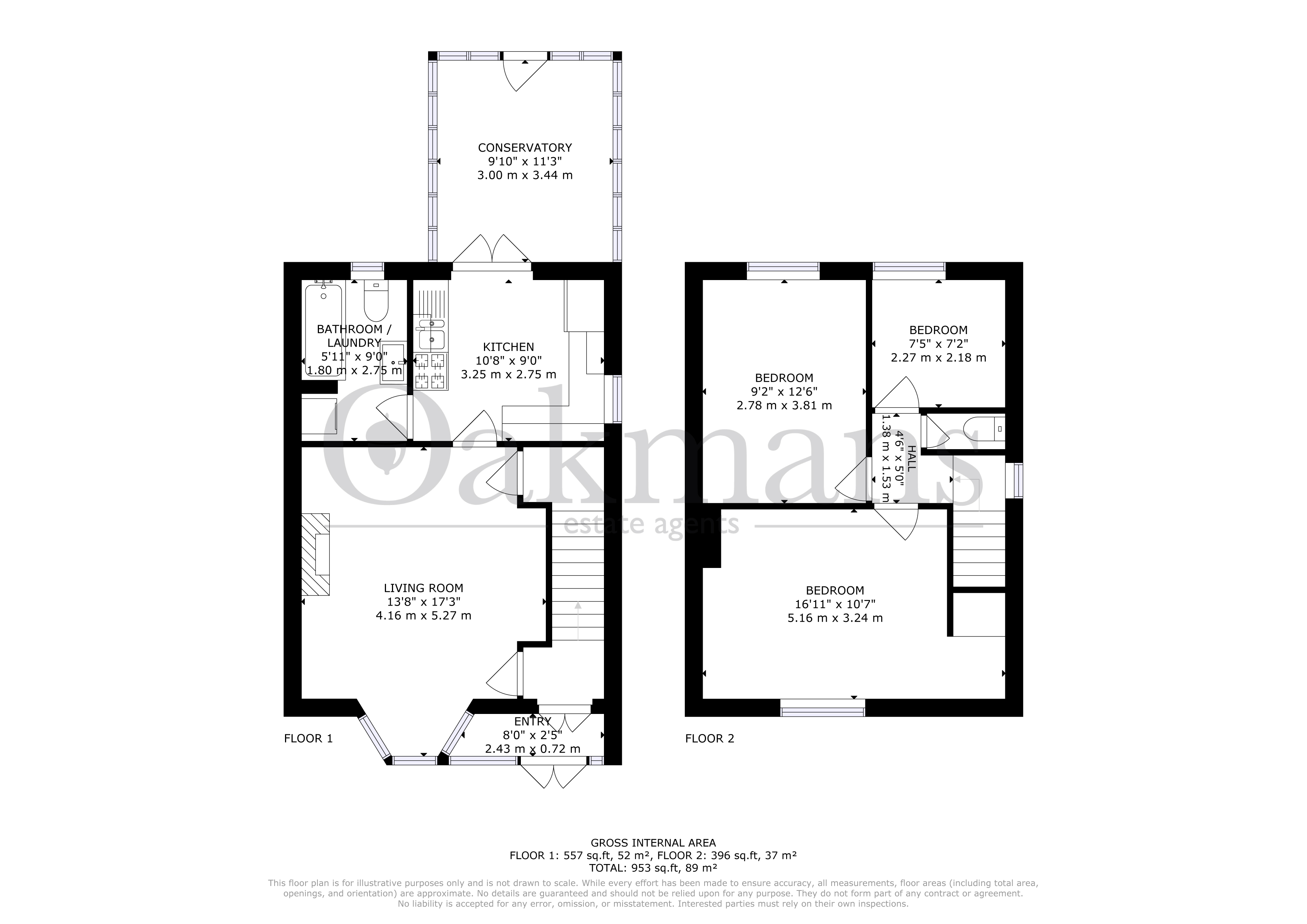 5, GREENOAK CRESCENT, BIRMINGHAM floorplan