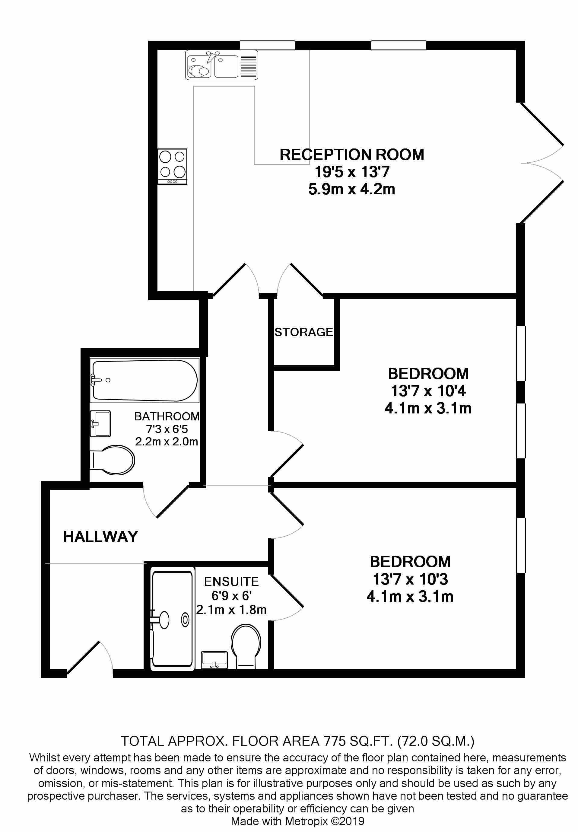 2 Bedrooms Flat for sale in Coombe Road, Croydon CR0