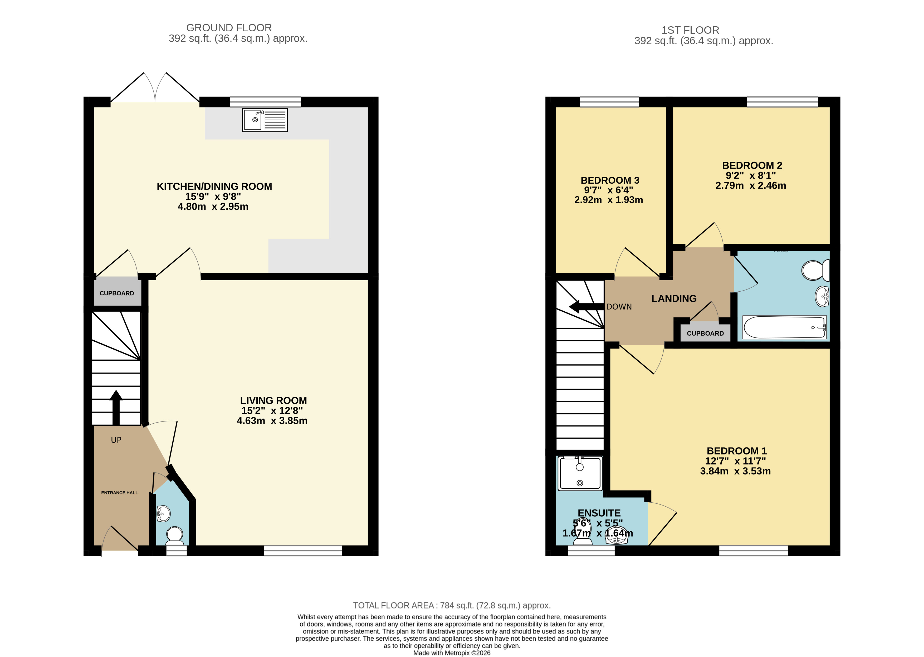 40, Woodpecker Close, Bideford floorplan