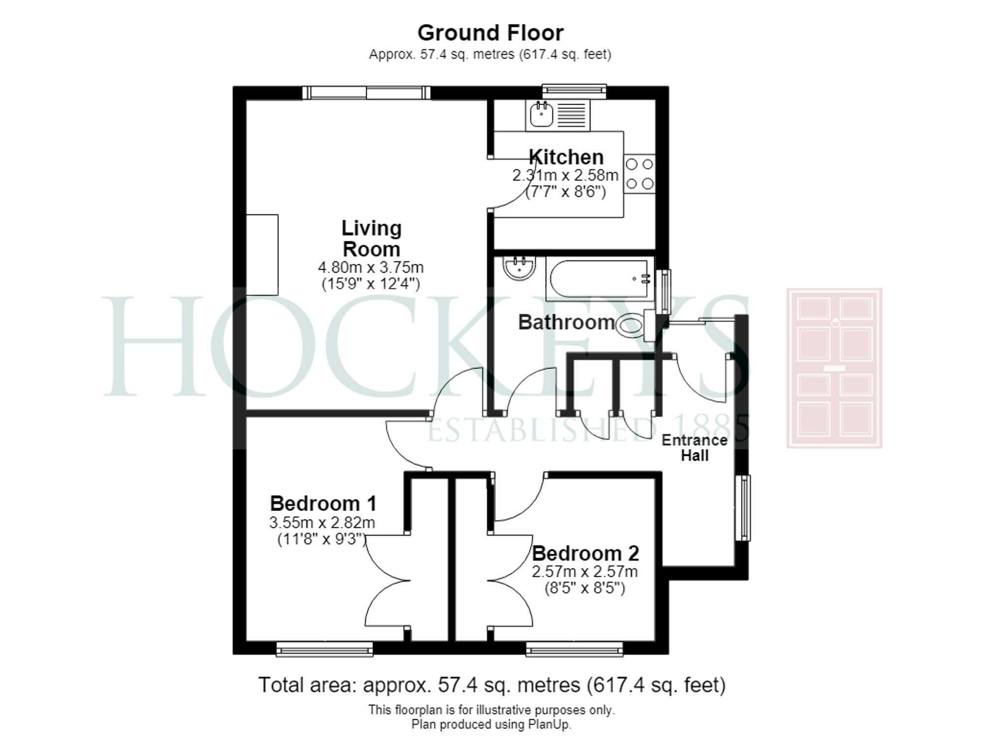 15 Hollytrees, Cambridge floorplan