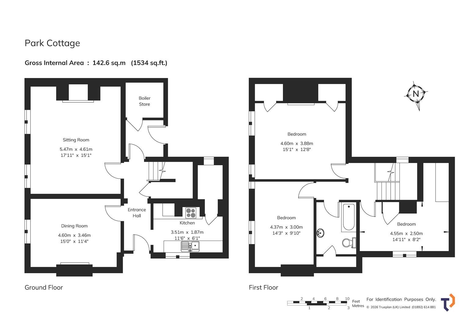Park Cottage, Canterbury floorplan