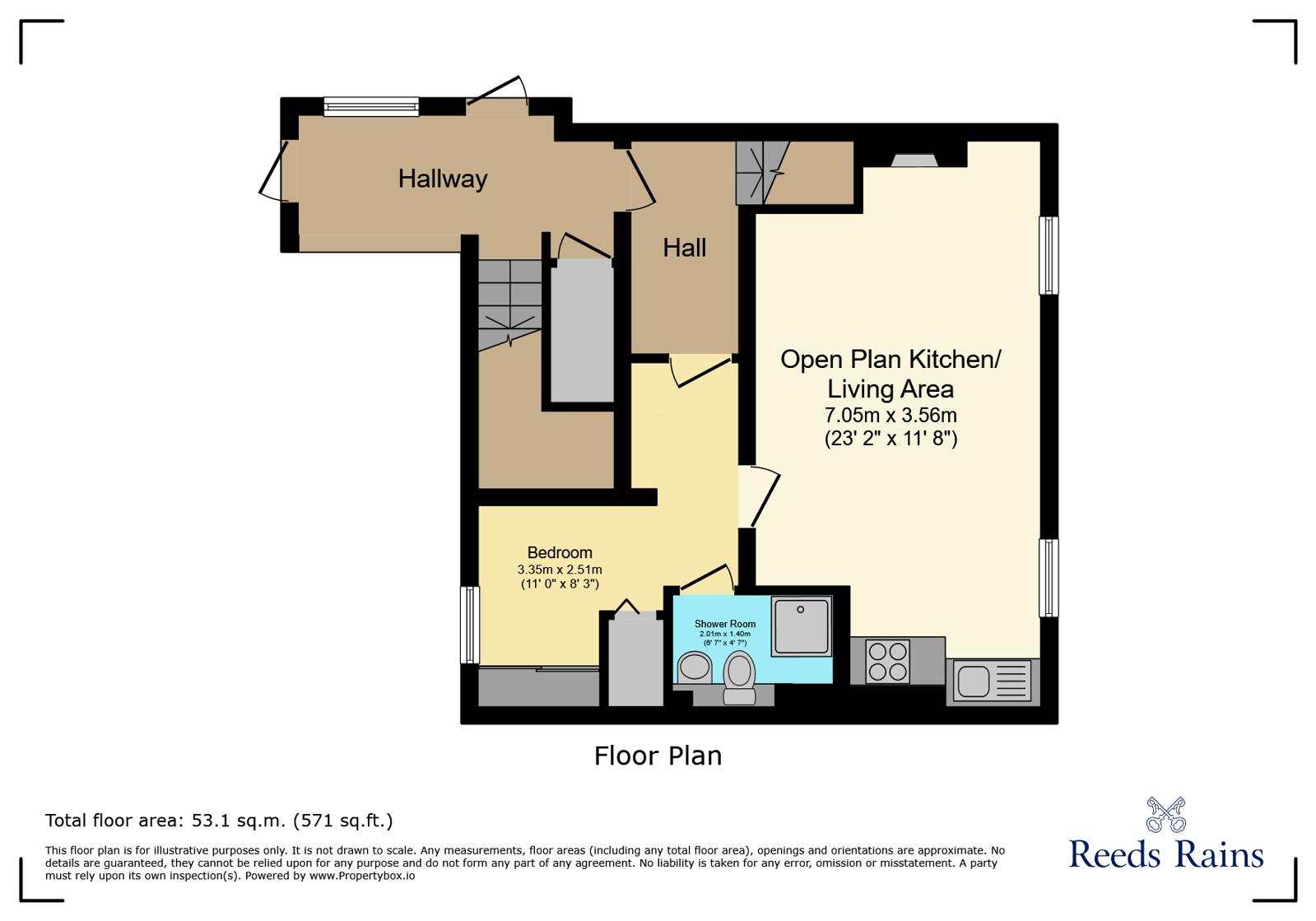 Apartment 6, The Whitehouse, 105, Spath Lane, Wilmslow floorplan