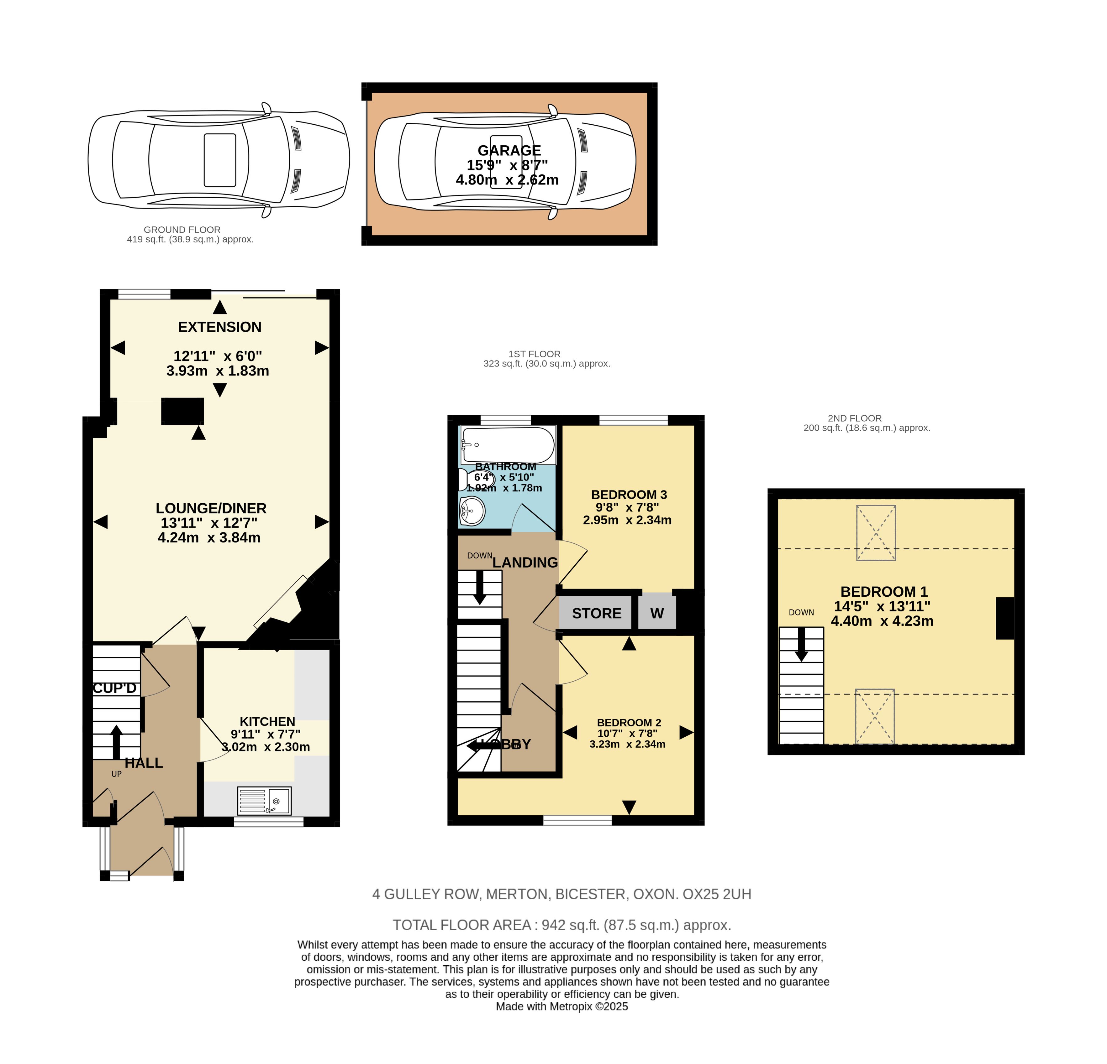 4, Gulley Row, Bicester floorplan