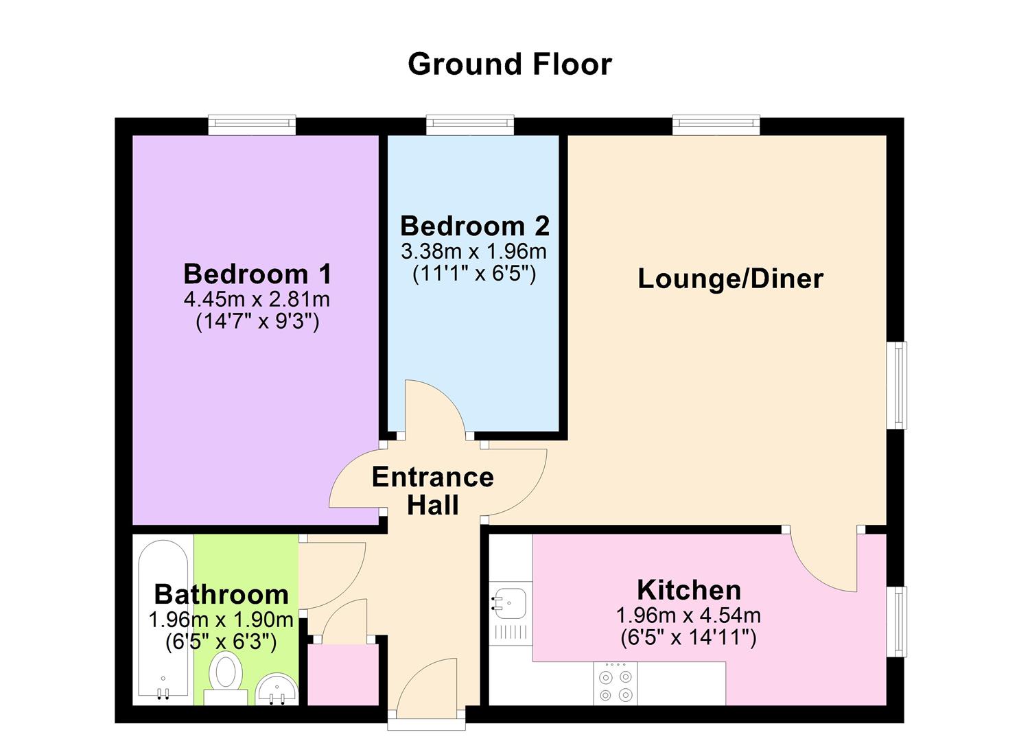 56, Vale Drive, Peterborough floorplan
