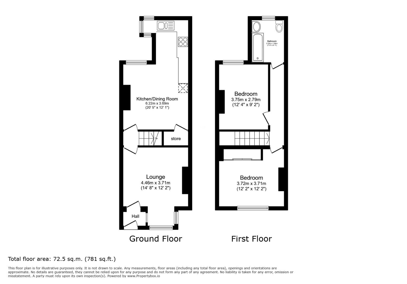10, Egerton Road, Sheffield floorplan