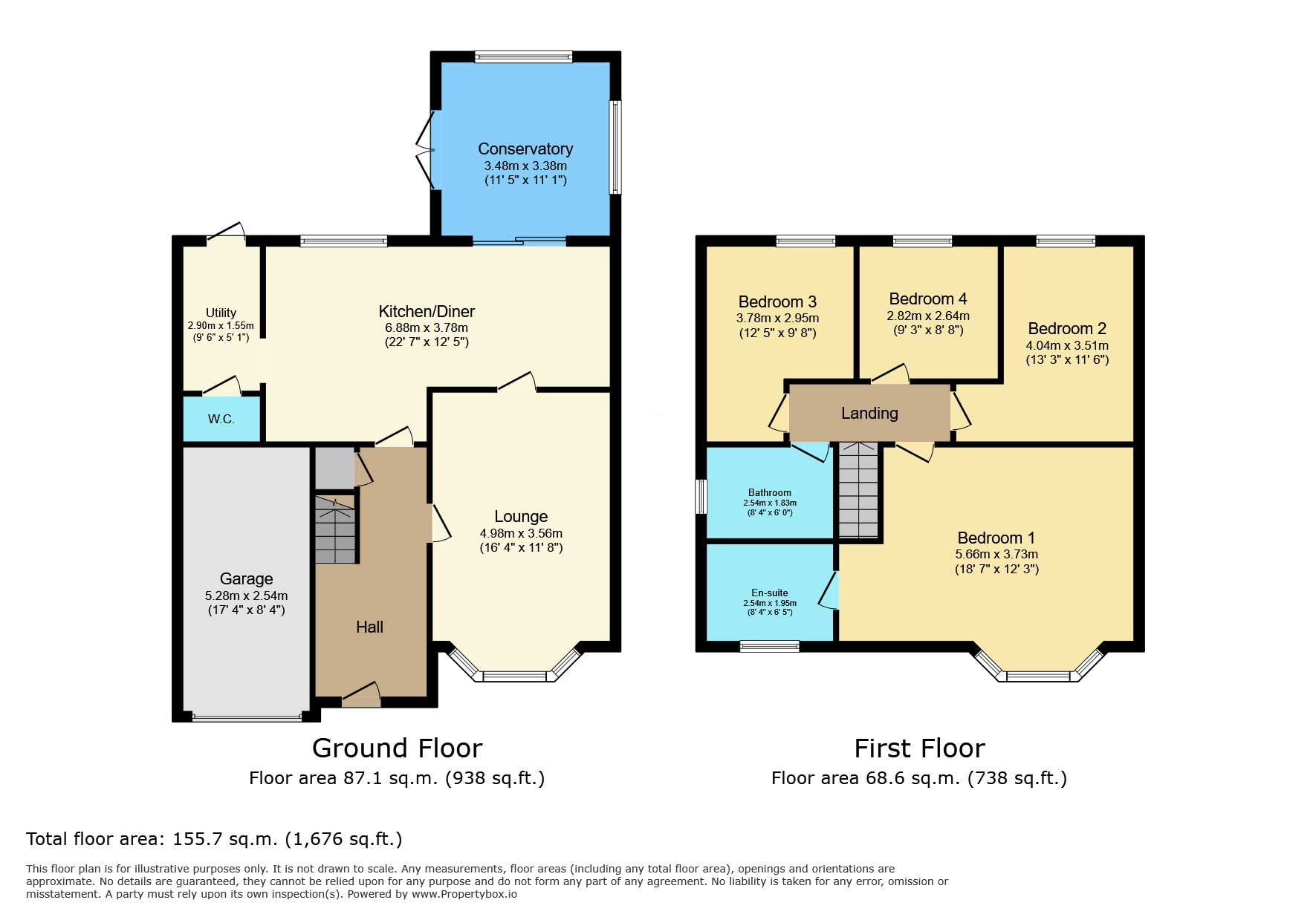 12 Chambers Close, Markfield floorplan
