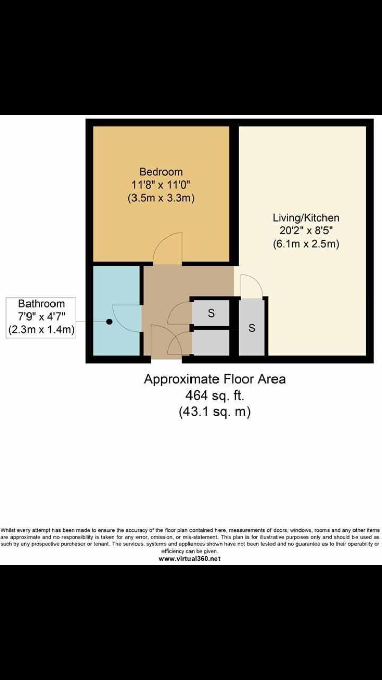 74 The Chandlers (Block G), The Calls, Leeds floorplan