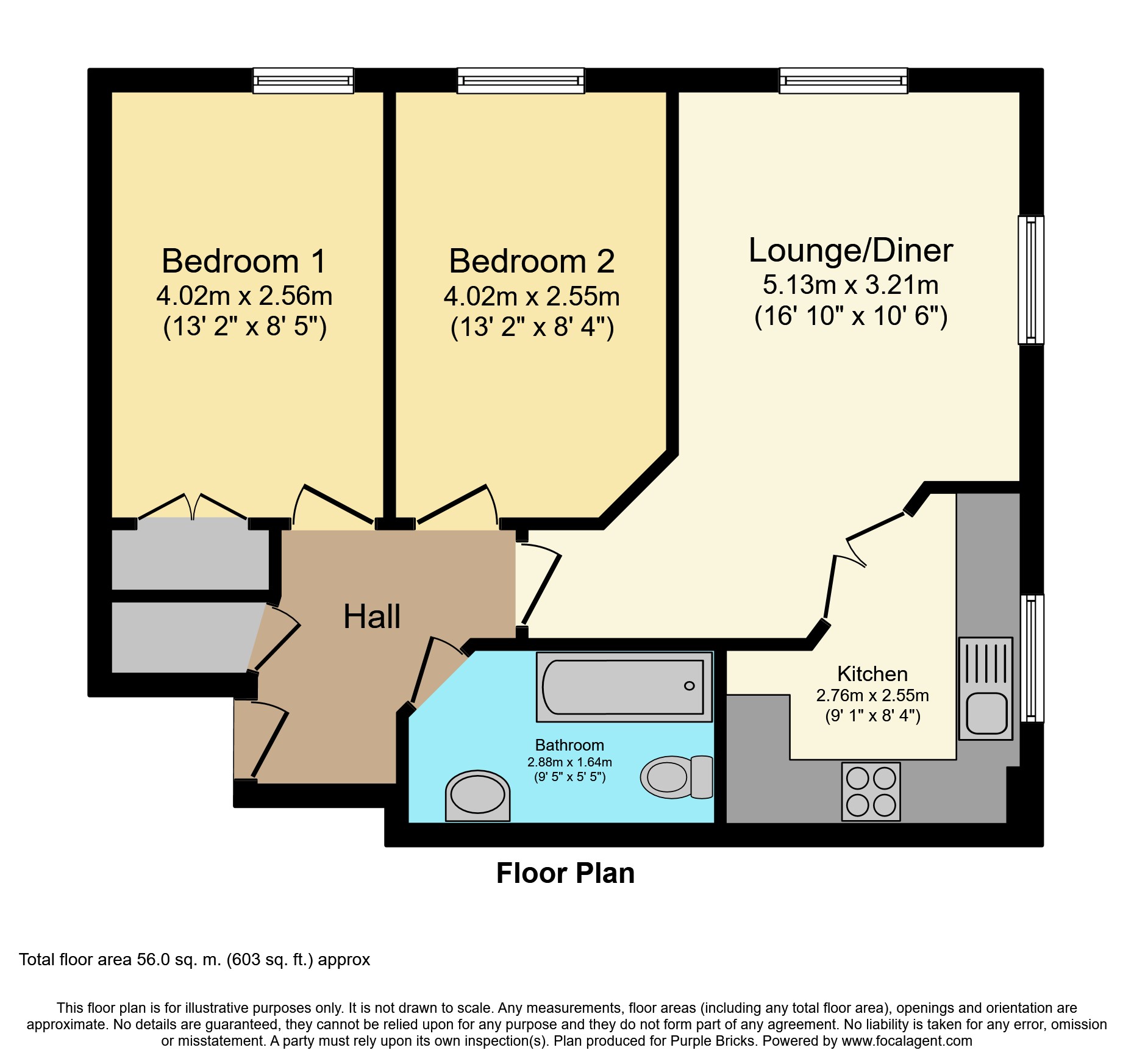 2 Bedrooms Flat for sale in Boxalls Lane, Aldershot GU11