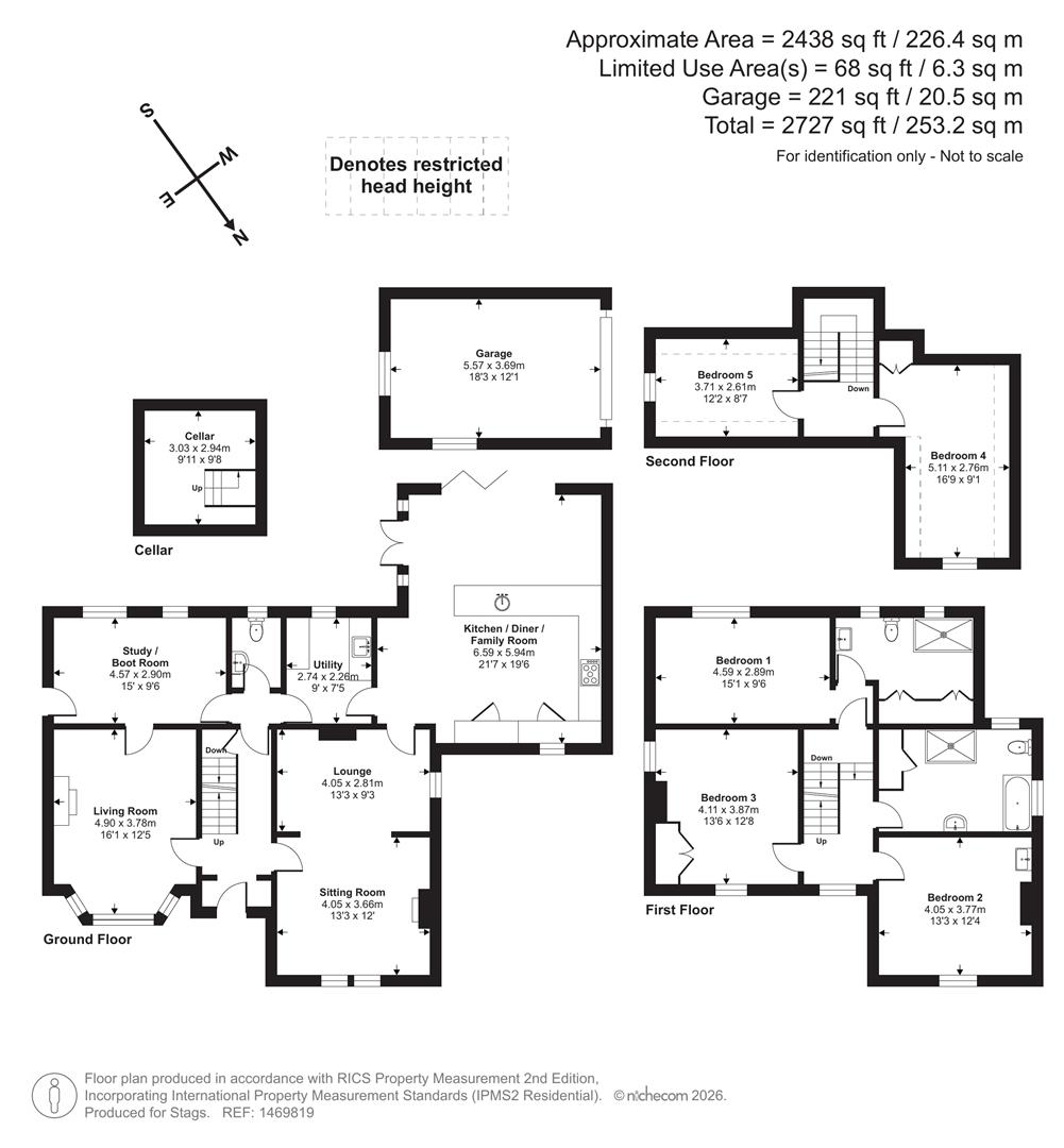 Overton House, 7, New Road, Ilminster floorplan