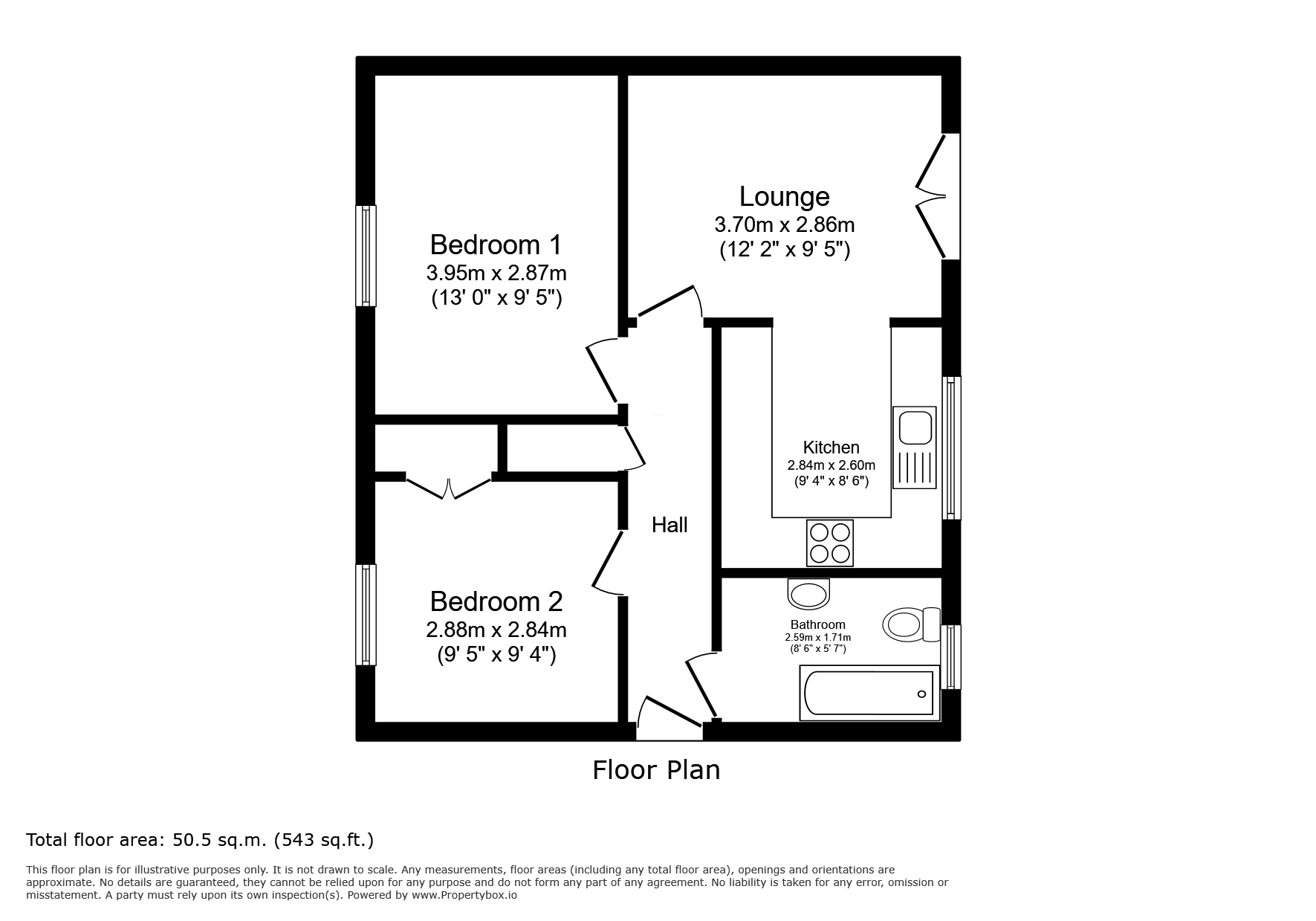 26, Girton Way, Derby floorplan