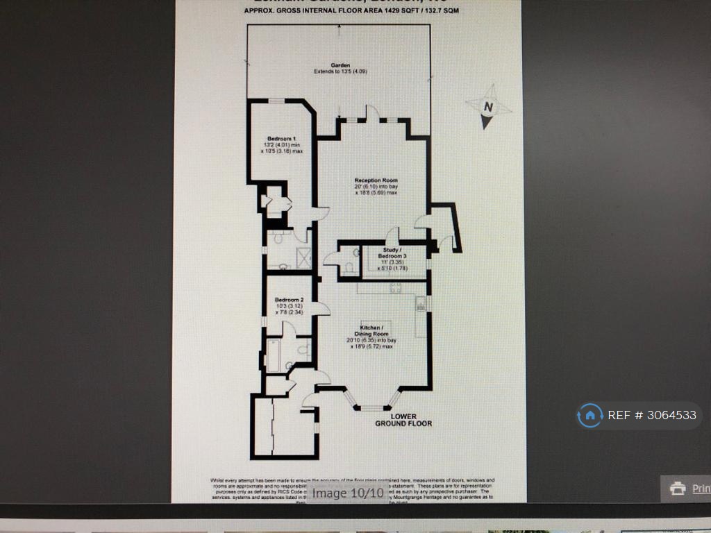A Lexham Gardens, London floorplan
