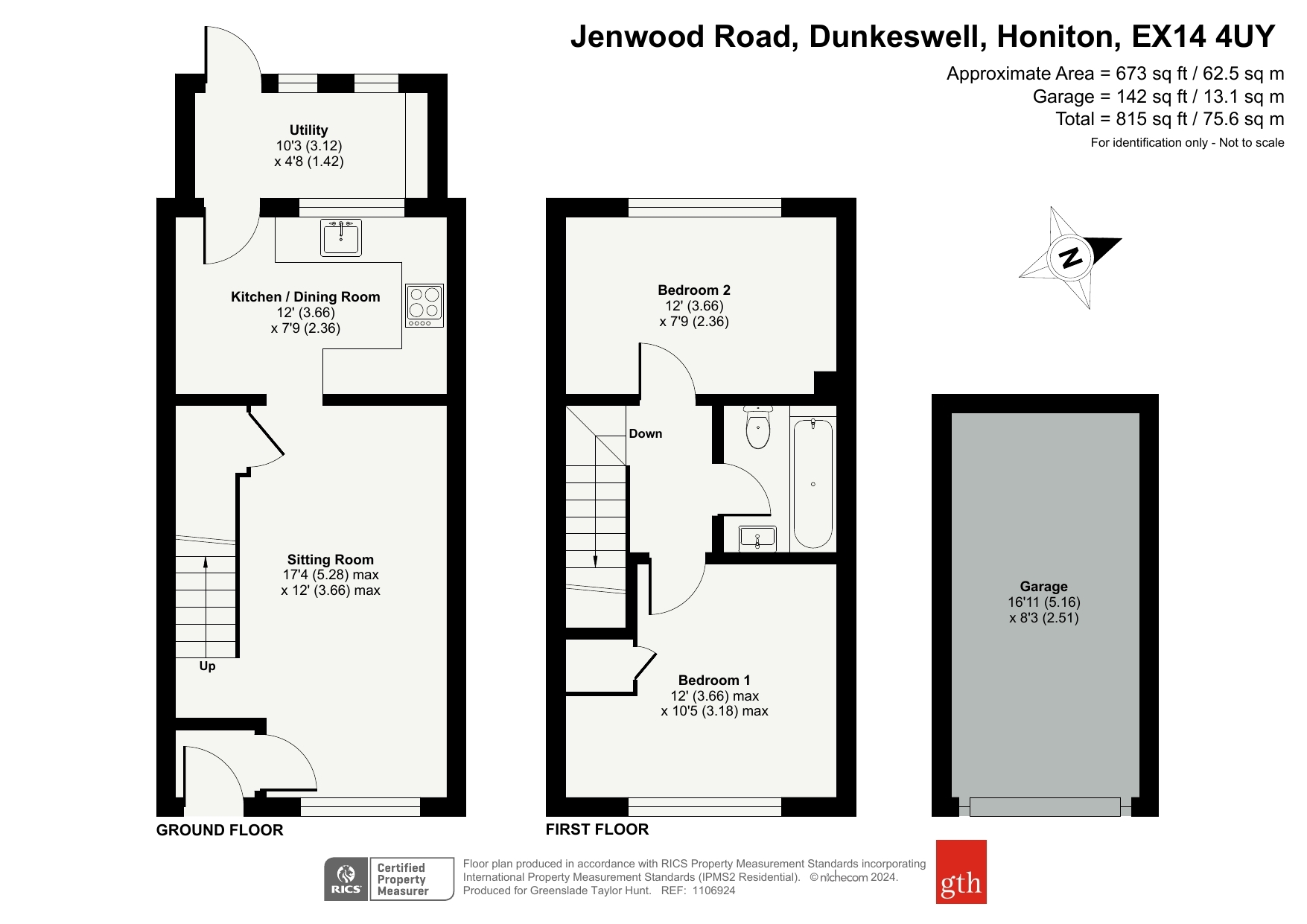 31, Jenwood Road, Honiton floorplan