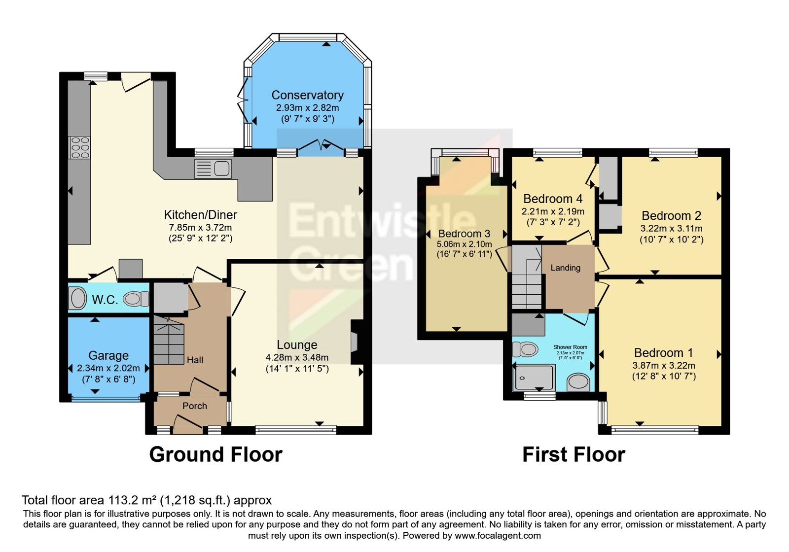4, Harlow Close, Warrington floorplan