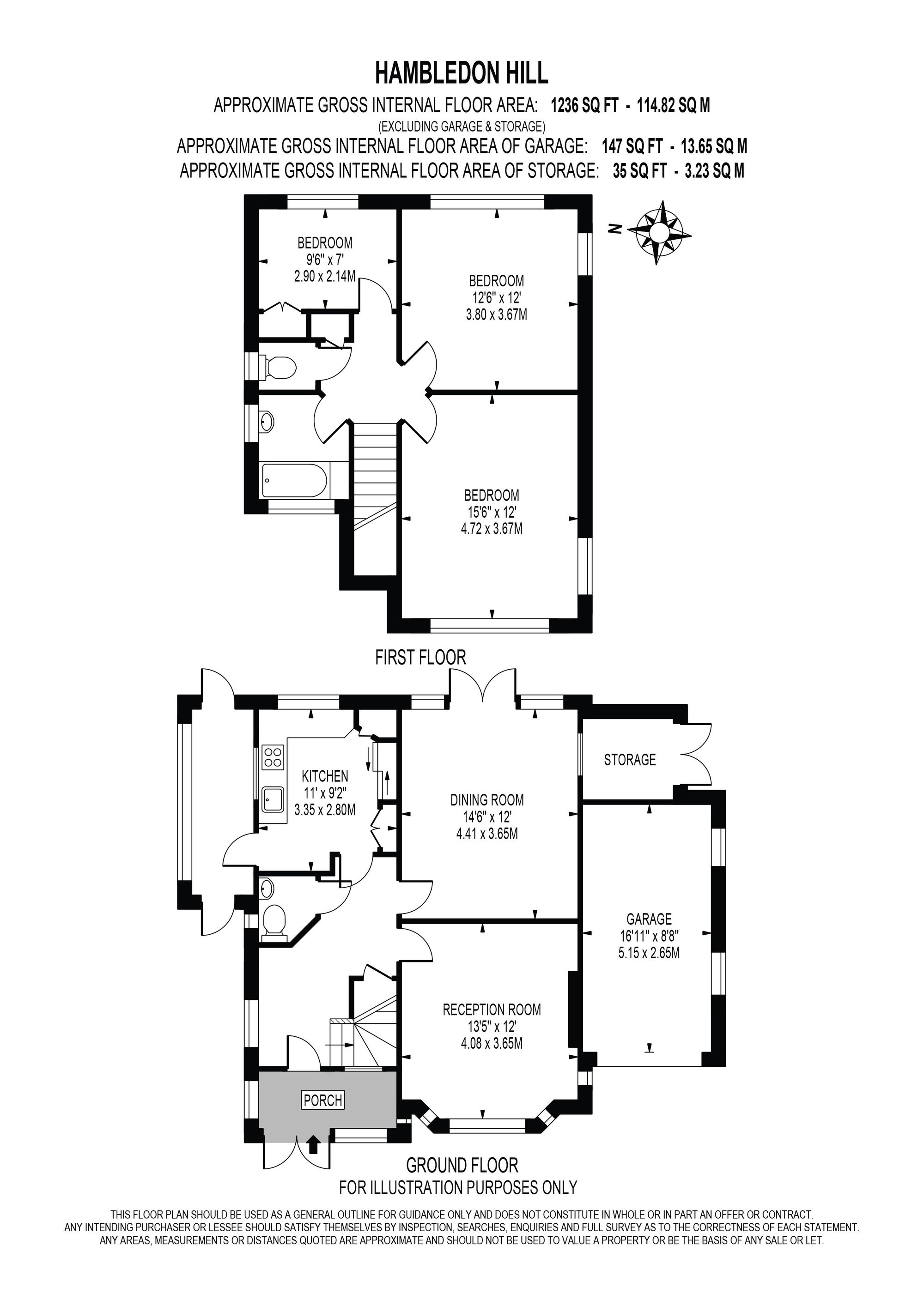 16 Hambledon Hill, Epsom floorplan