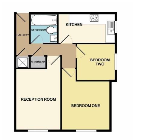 12 sylvan House, Hanbury Drive, London floorplan