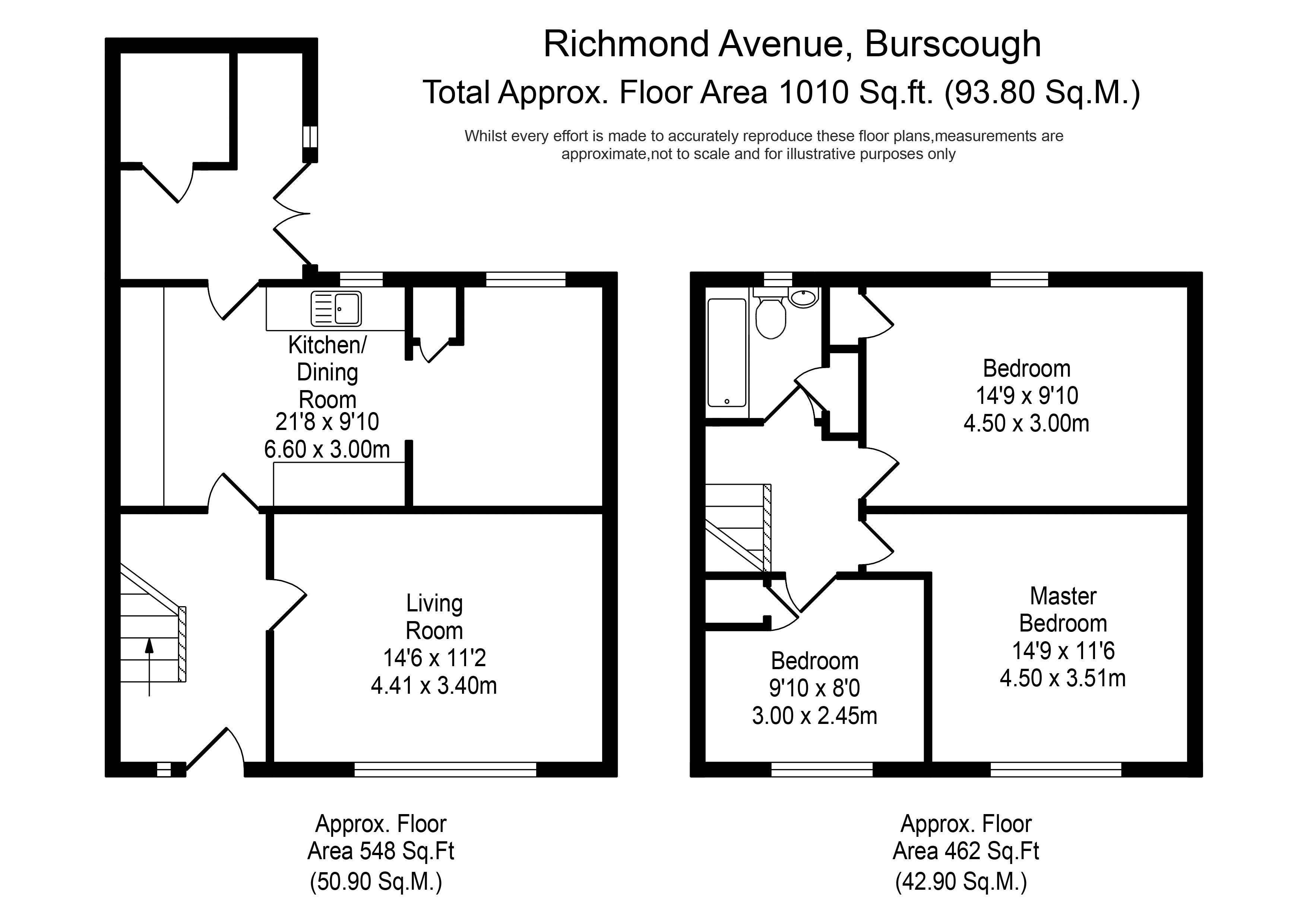 3 Bedrooms Terraced house for sale in Richmond Avenue, Burscough, Ormskirk L40