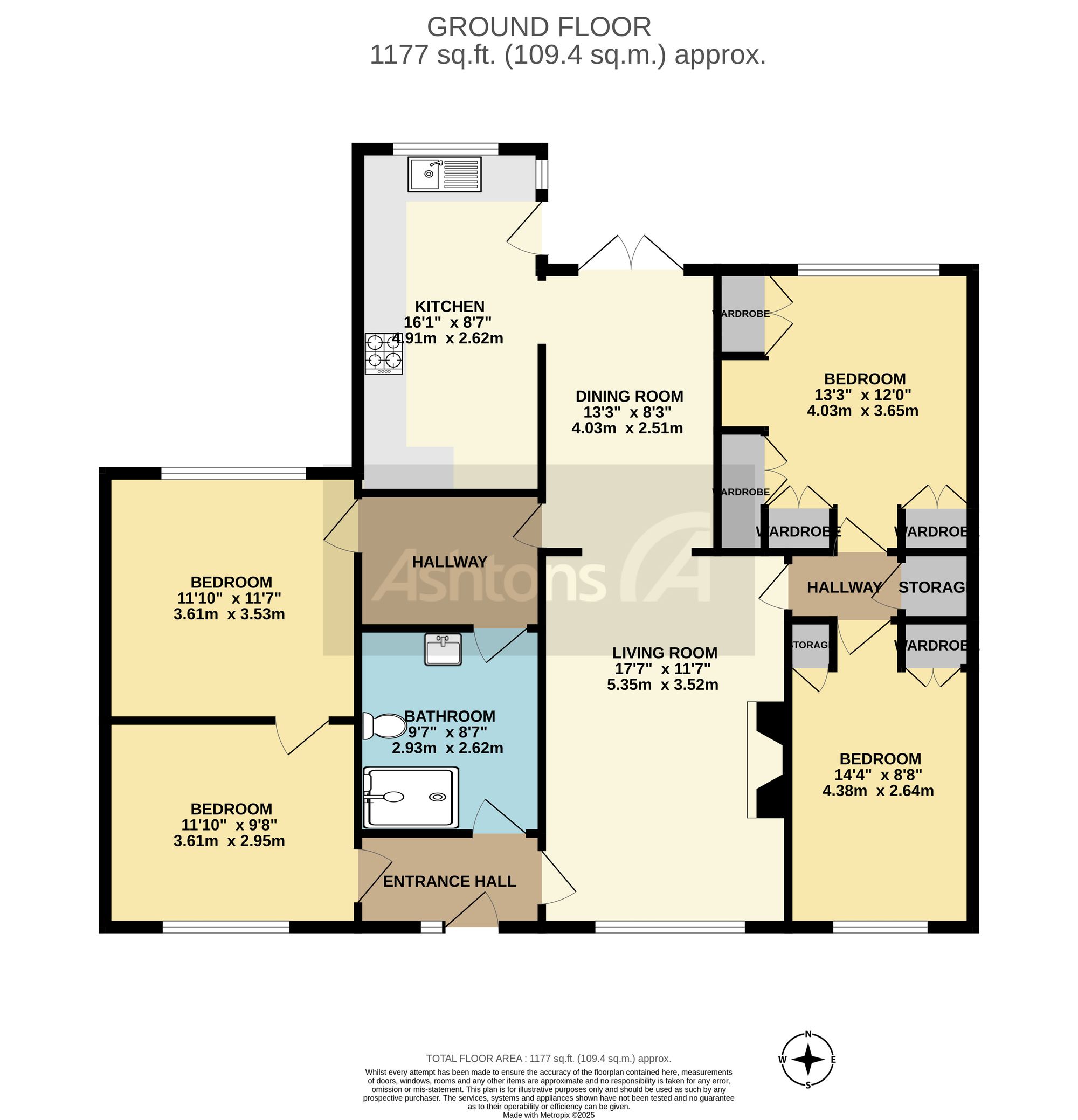 169 Edge Green Lane, Warrington floorplan