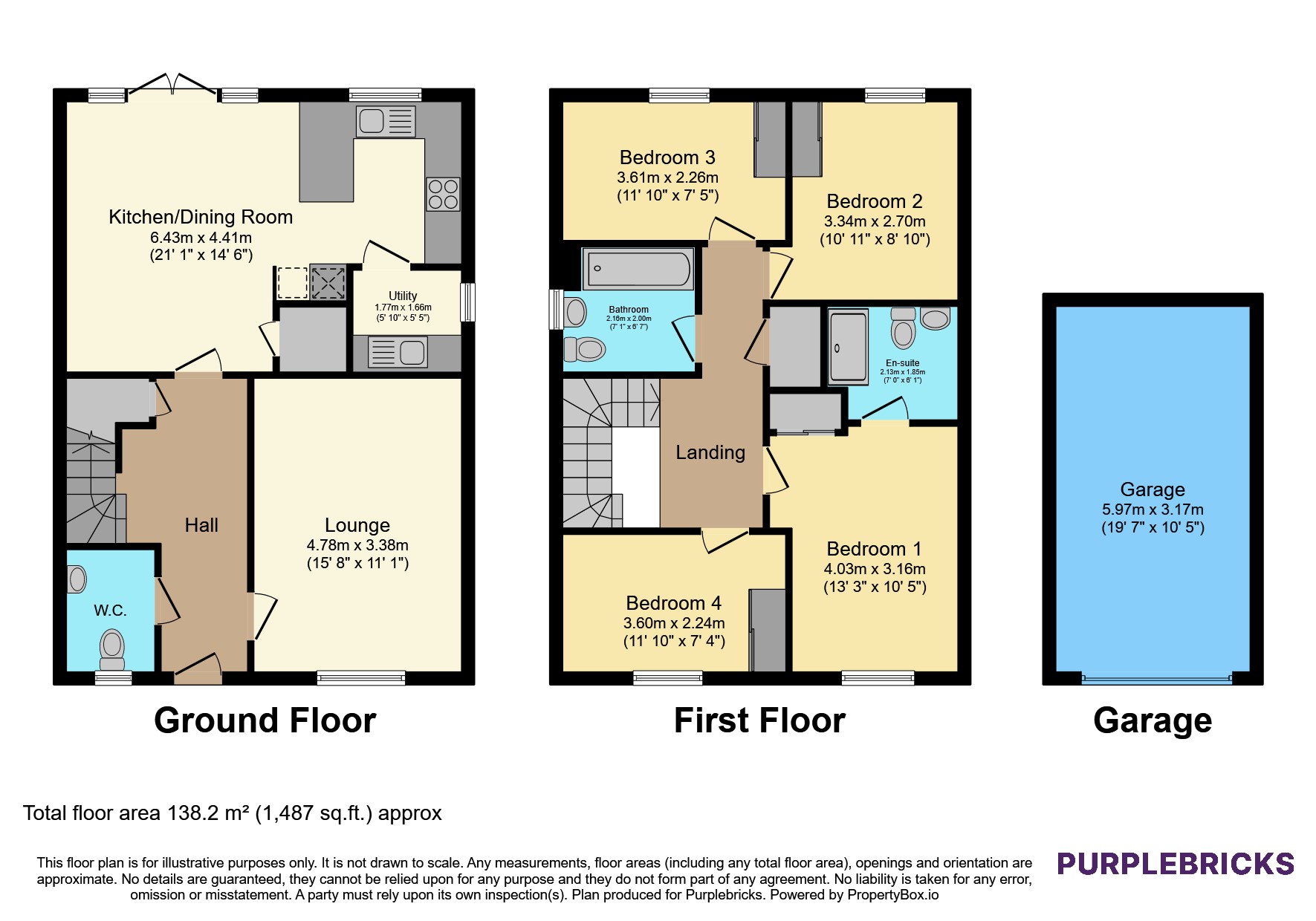14, Abbots Drive, Leicester floorplan