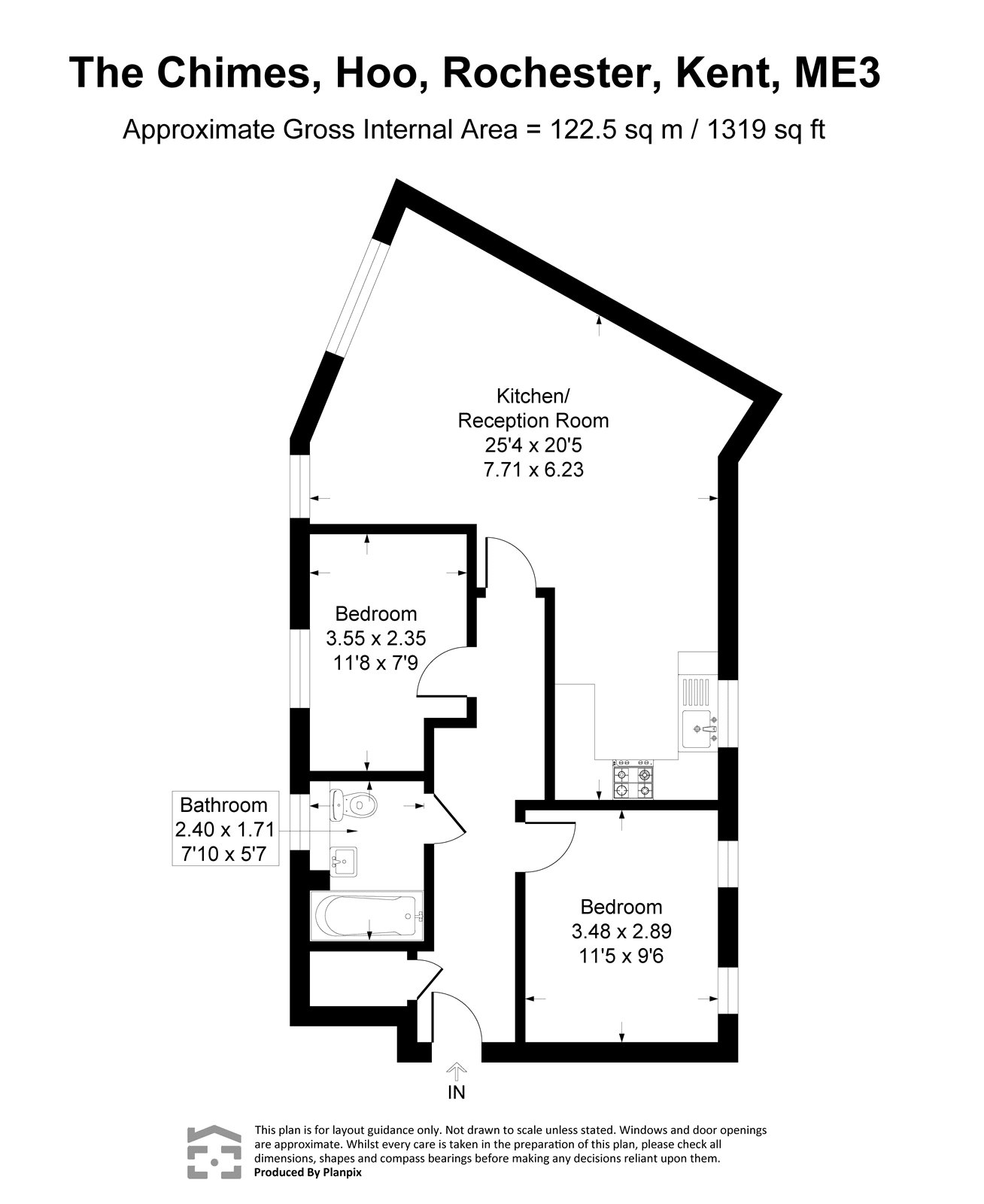 24, The Chimes, Rochester floorplan