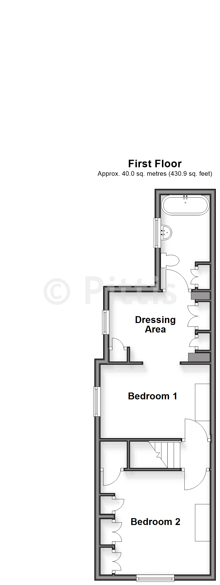 Ivy Cottages, Cross Road, Sandown floorplan