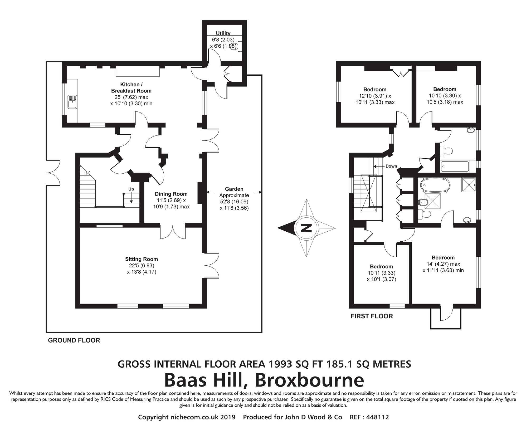 4 Bedrooms  to rent in Baas Hill, Broxbourne EN10