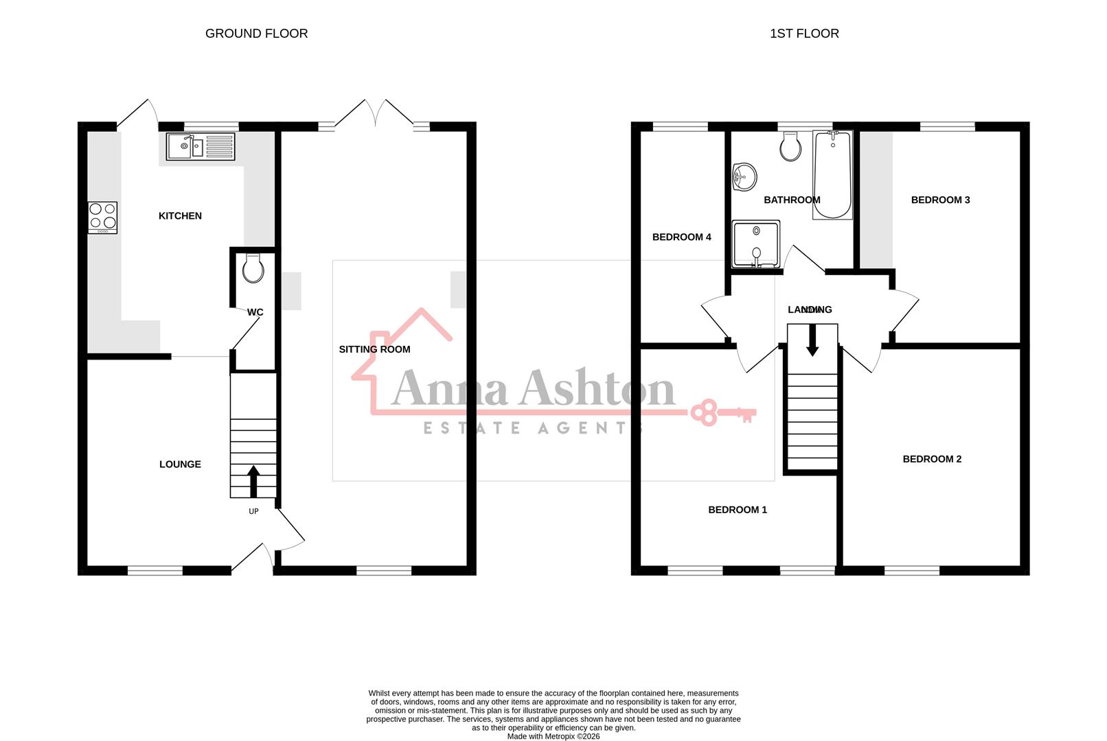 Woodland Cottage, Blacklion Road, Ammanford floorplan
