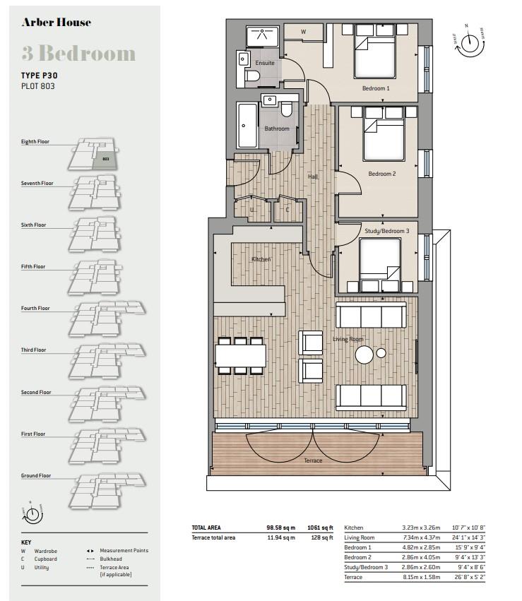 Greenleaf Walk, Southall floorplan