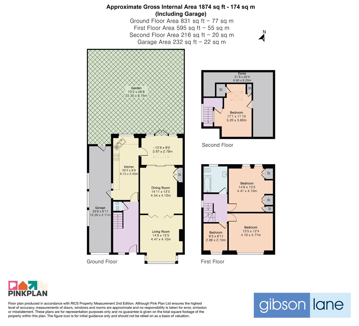 60, Lime Grove, New Malden floorplan