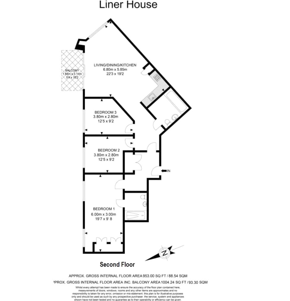 3 Bedrooms Flat for sale in Liner House, Schooner Road, London E16