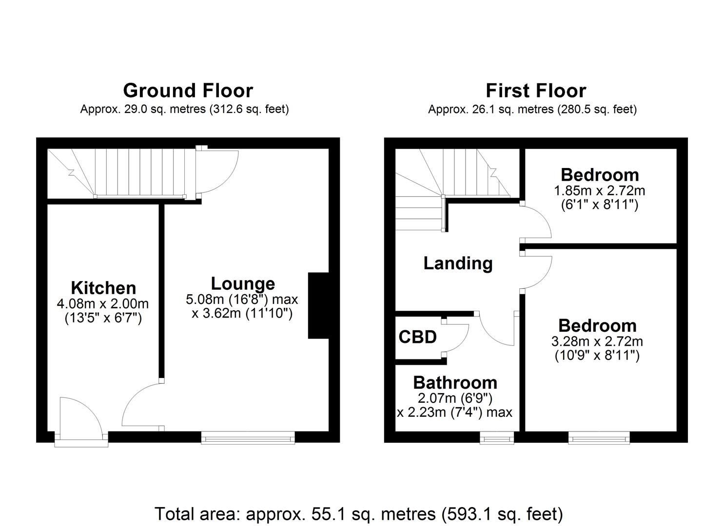 6, Bunney Green, Halifax floorplan