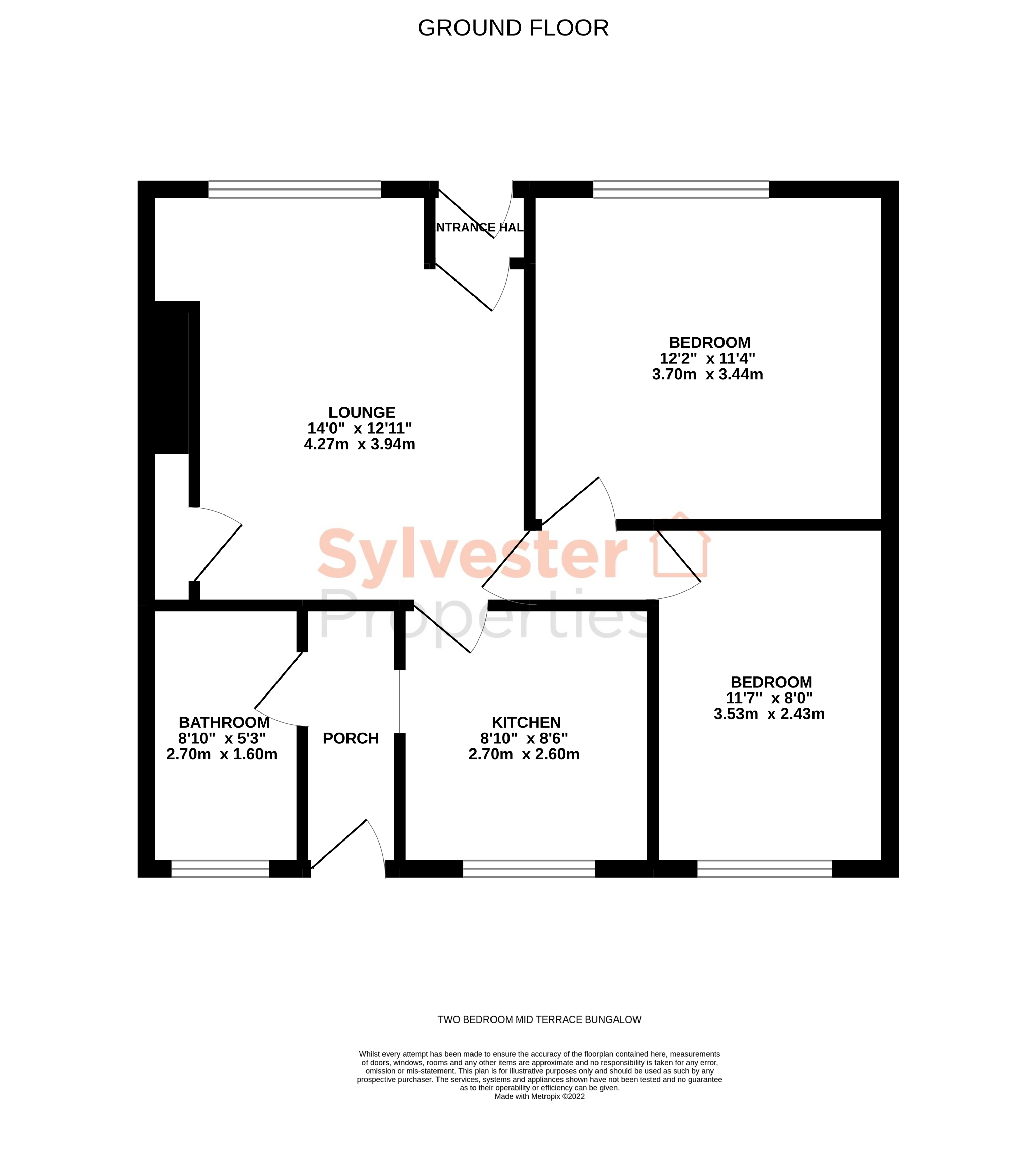 4, Humber Hill, Stanley floorplan