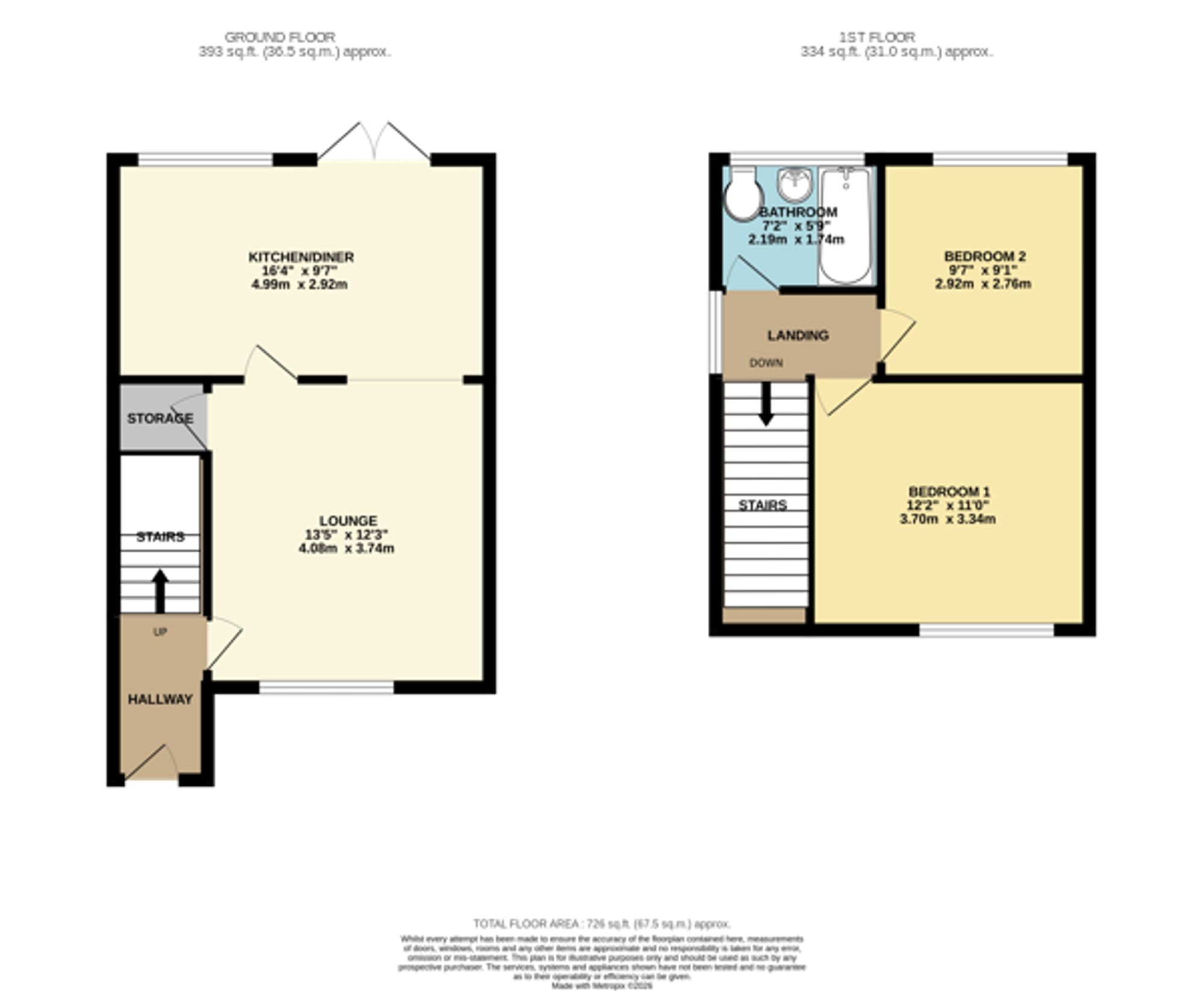 25 Herons Way, Bolton floorplan